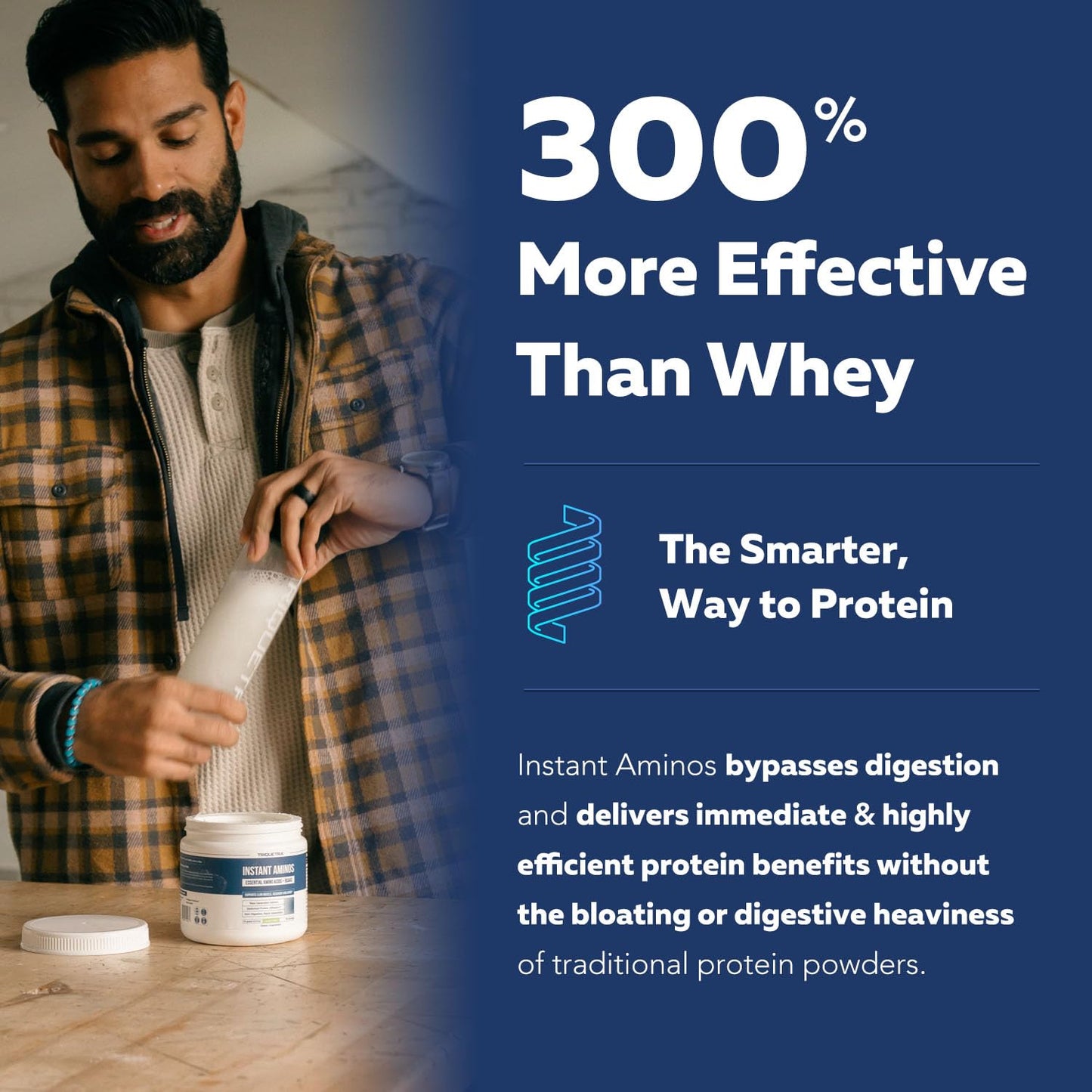Instant Aminos - EAA+BCAA - 10 Essential Amino Acids Supplement - Rapid Absorption, Zero Digestion - Supports Lean Muscle, Recovery & Aging - 321% DIAAS Protein Score - Wild Berry (30 Servings) - Medaid International