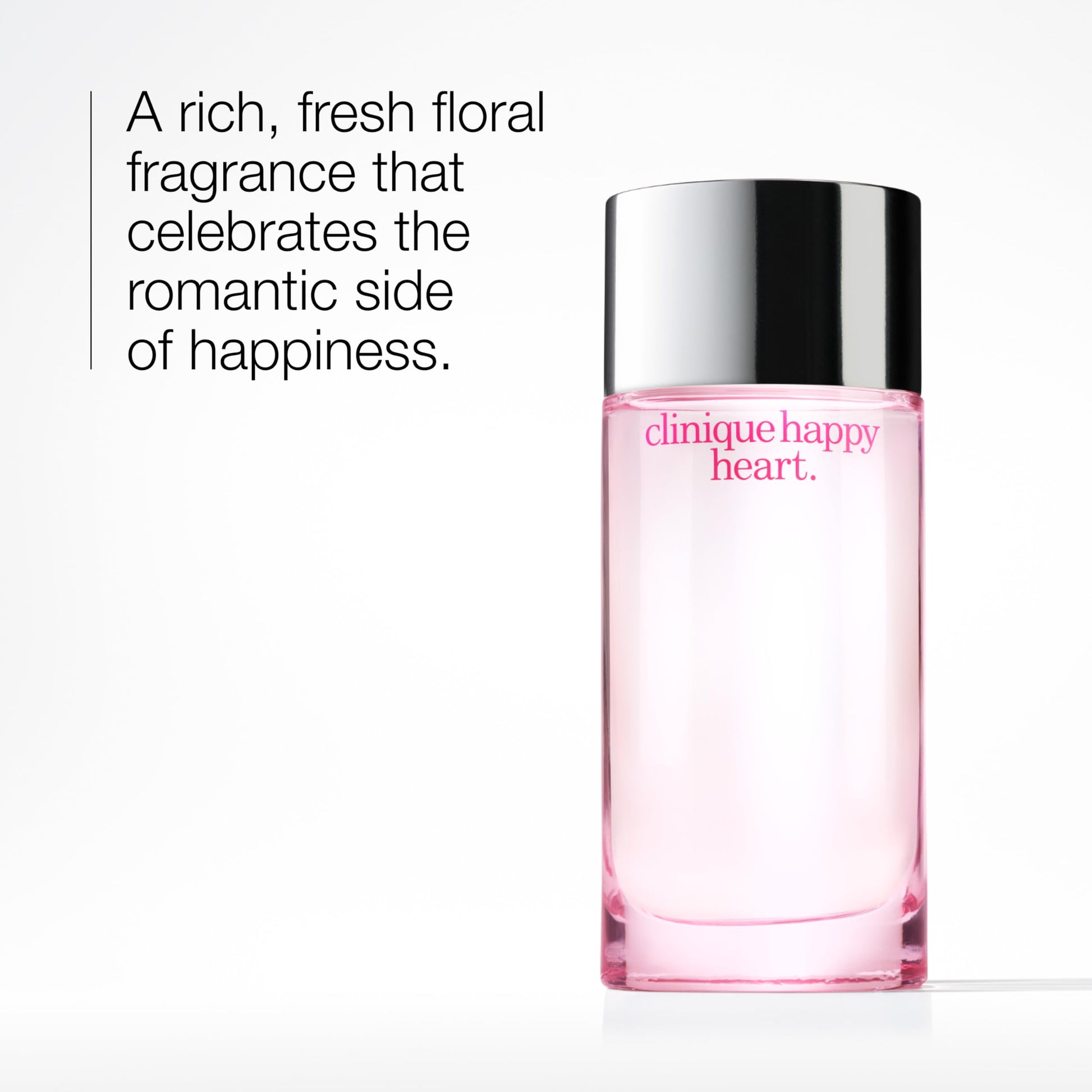 Clinique Happy Heart Eau de Parfum Spray | Notes of Mandarin, Cucumber, Yellow Primrose, Water Hyacinth + Blonde Wood | Perfumes for Women, 3.4 Fl Oz - Medaid International