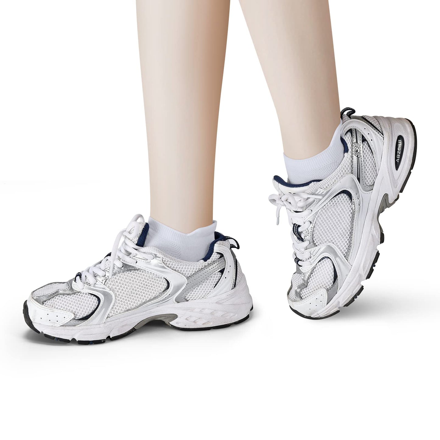 ATBITER Ankle Socks Womens and Men Thin Athletic Running Low Cut No Show Socks With Heel Tab 6/10-Pairs - Medaid International