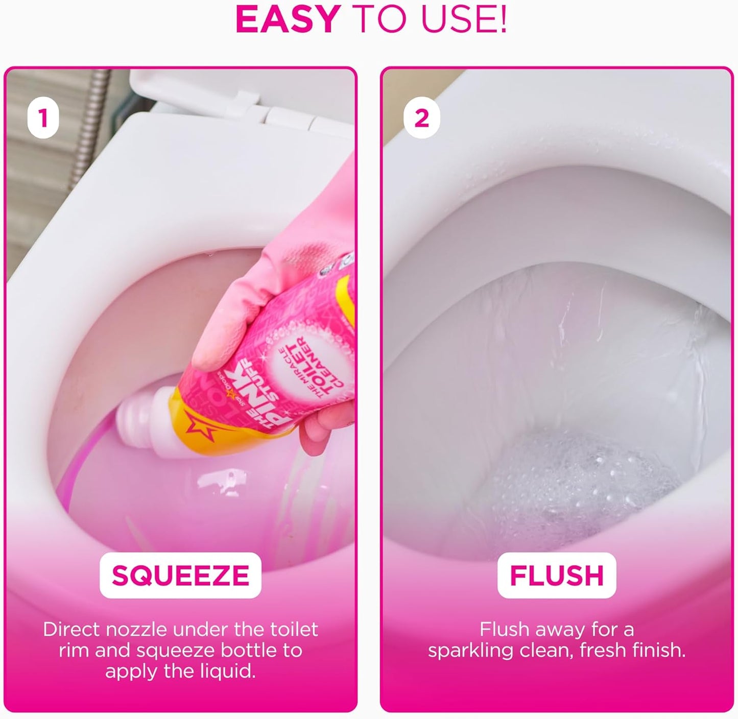 The Pink Stuff Miracle Toilet Cleaner Gel