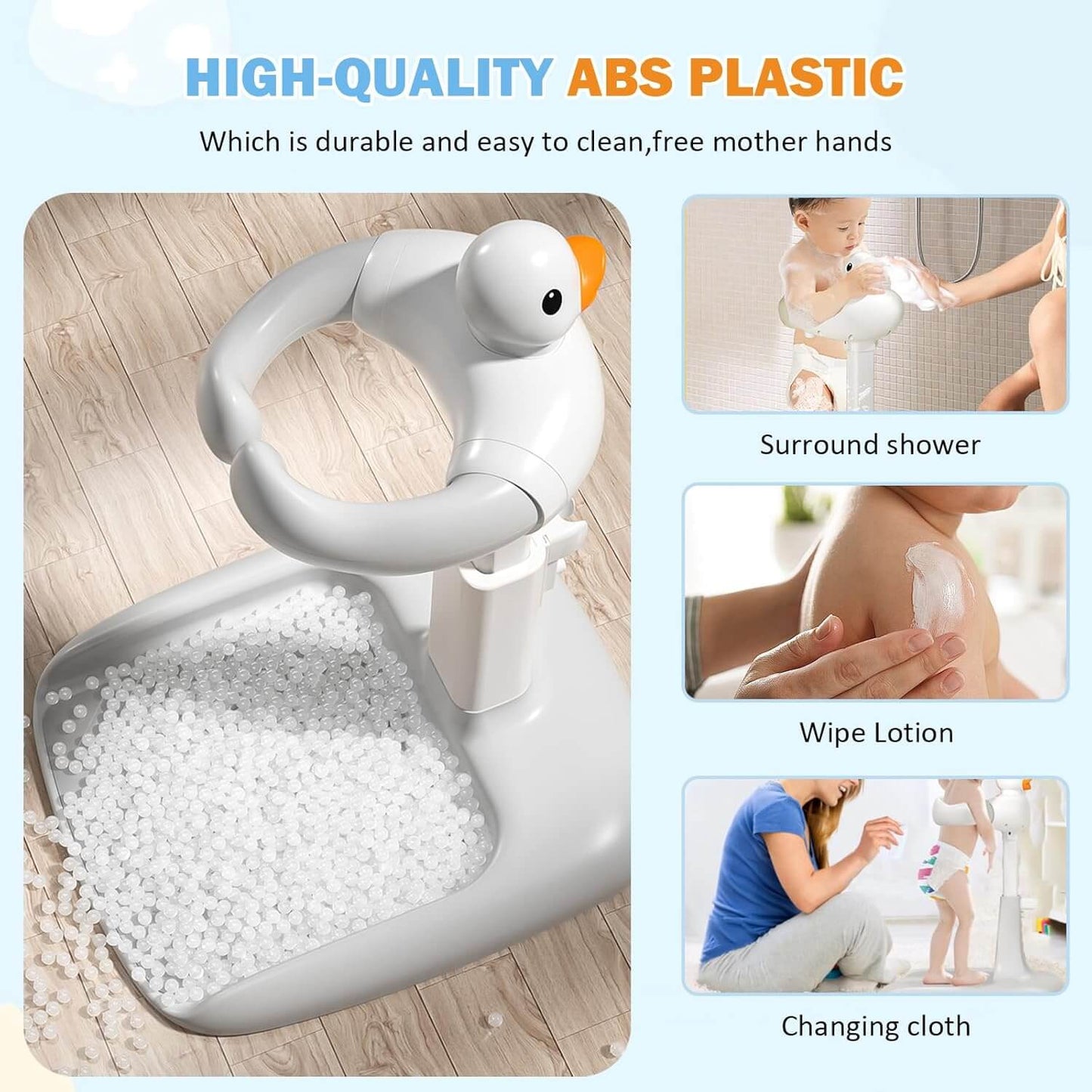 Baby Bath Stand (Stool included)