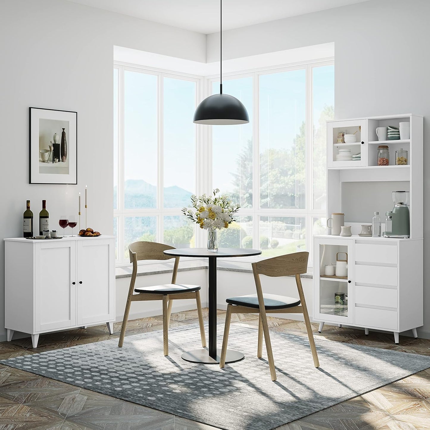 Storage Cabinet with Large Countertop