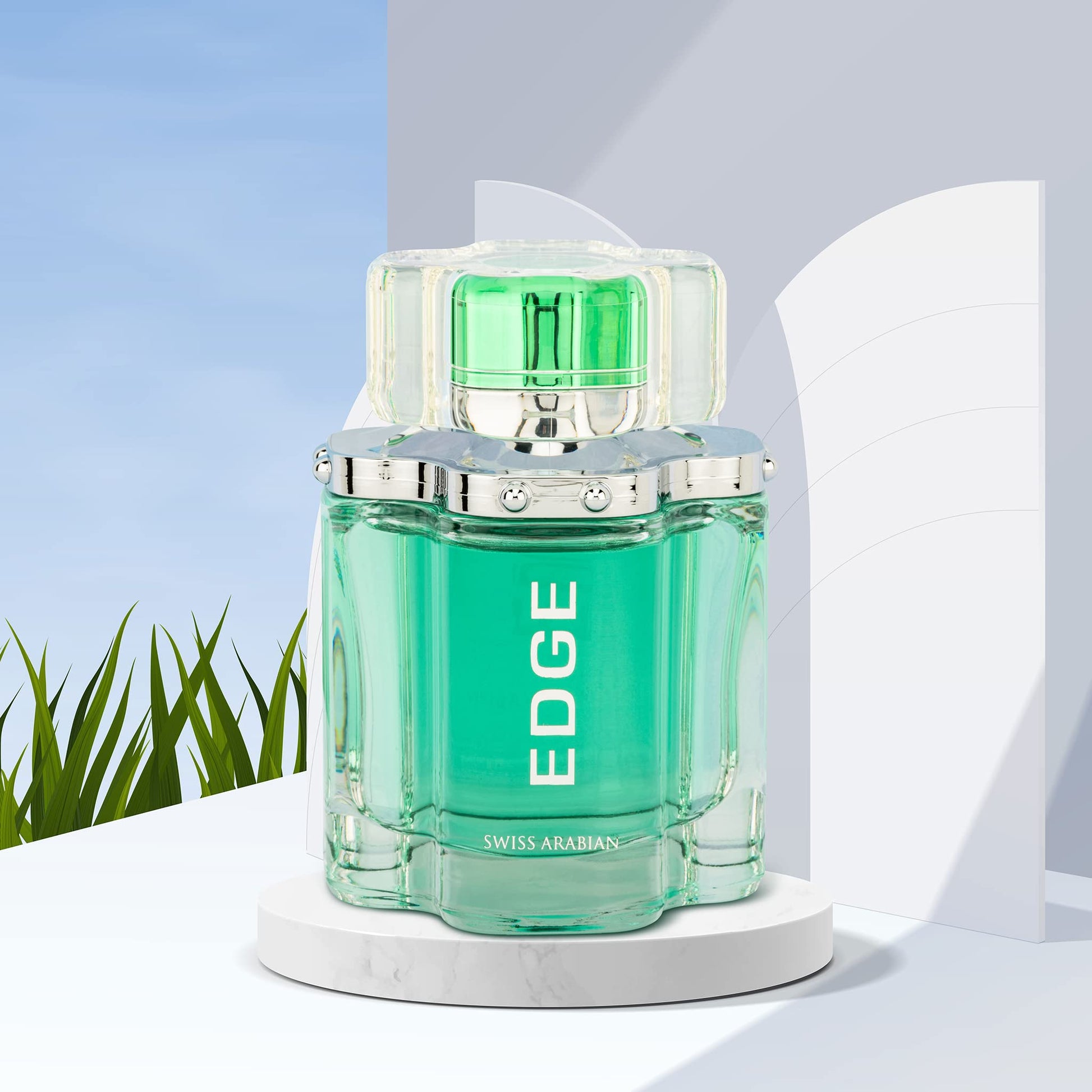 Swiss Arabian EDGE - Luxury Products From Dubai - Long Lasting, Addictive Personal EDP Spray Fragrance - Seductive Signature Aroma - 3.4 oz - Medaid International