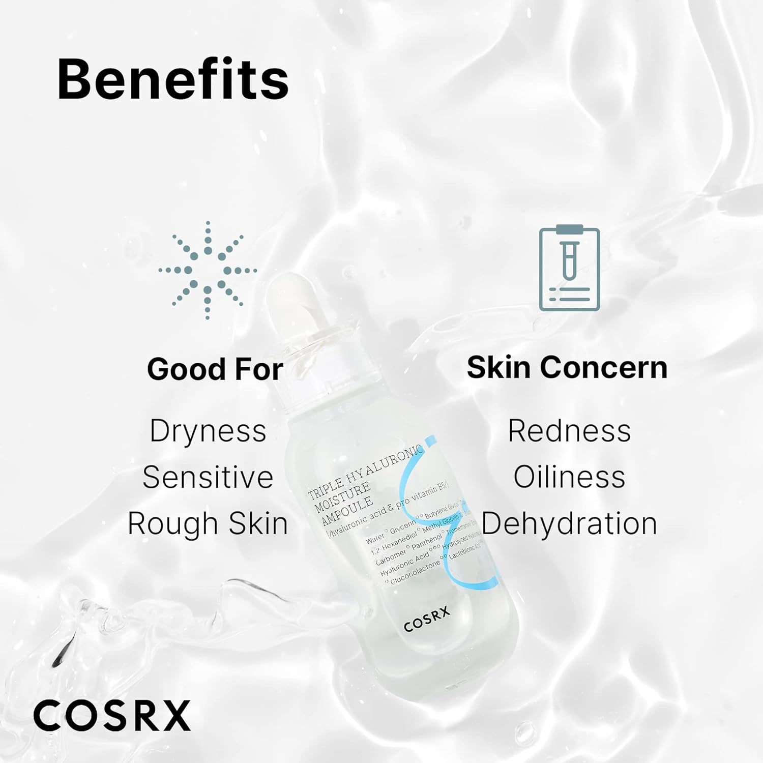 cosrx-hydrium-triple-hyaluronic-moisture-ampoule-40-ml - Medaid International