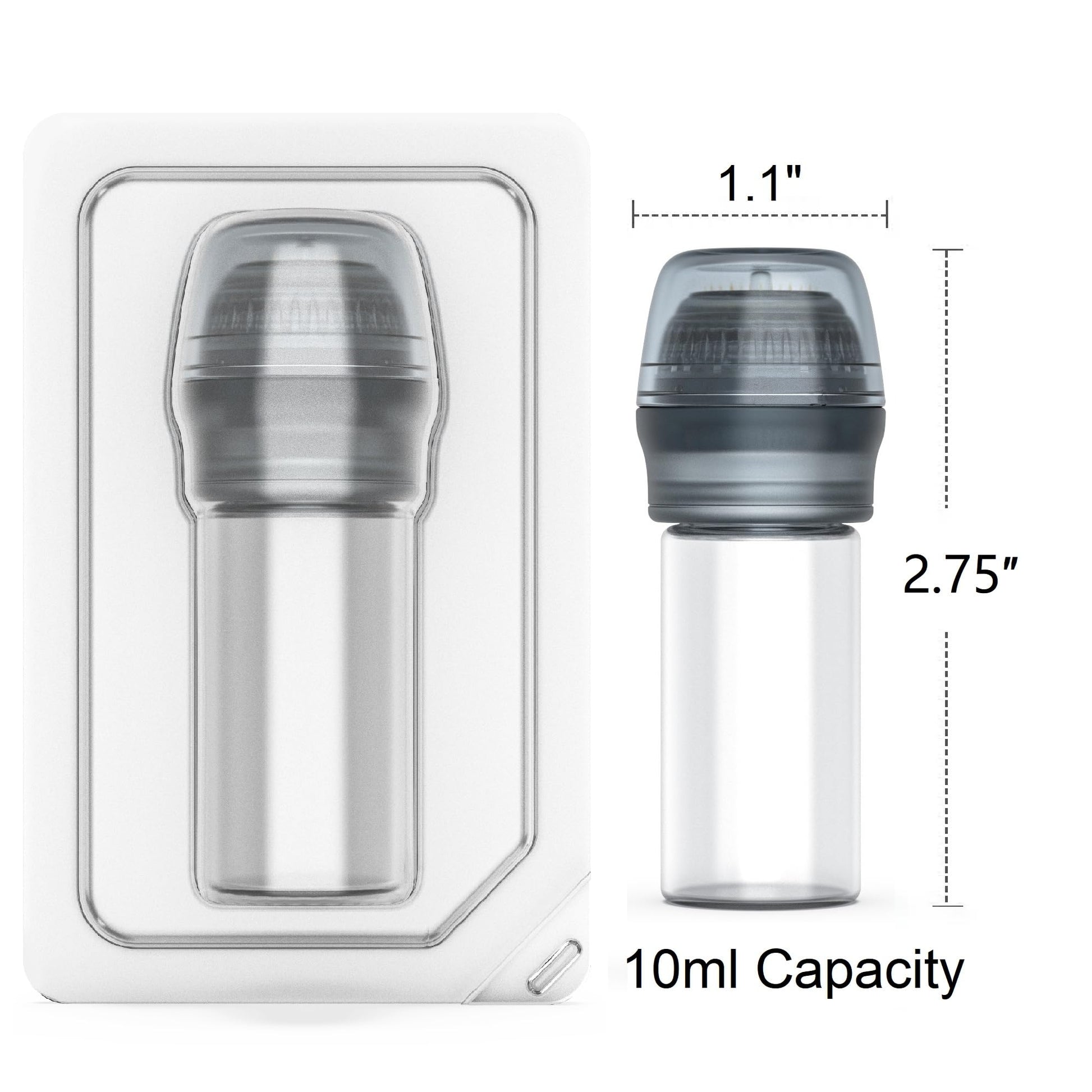 Micro Infusion Needles System for Face Skin Care, 0.25mm Microneedling Derma Roller Stamp Serum Applicator for Women & Men - Medaid International