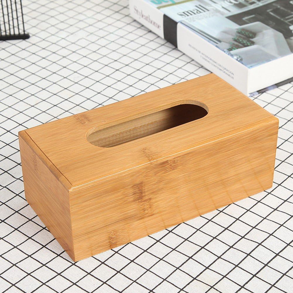 Bamboo Wooden Tissue Dispenser Box