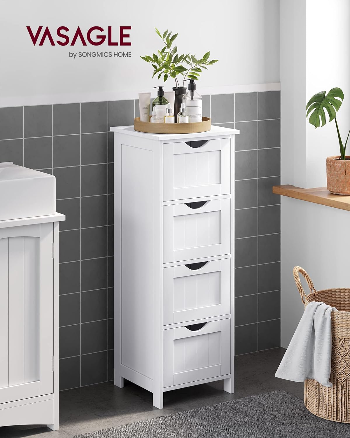 VASAGLE Floor Storage Cabinet LHC040P36