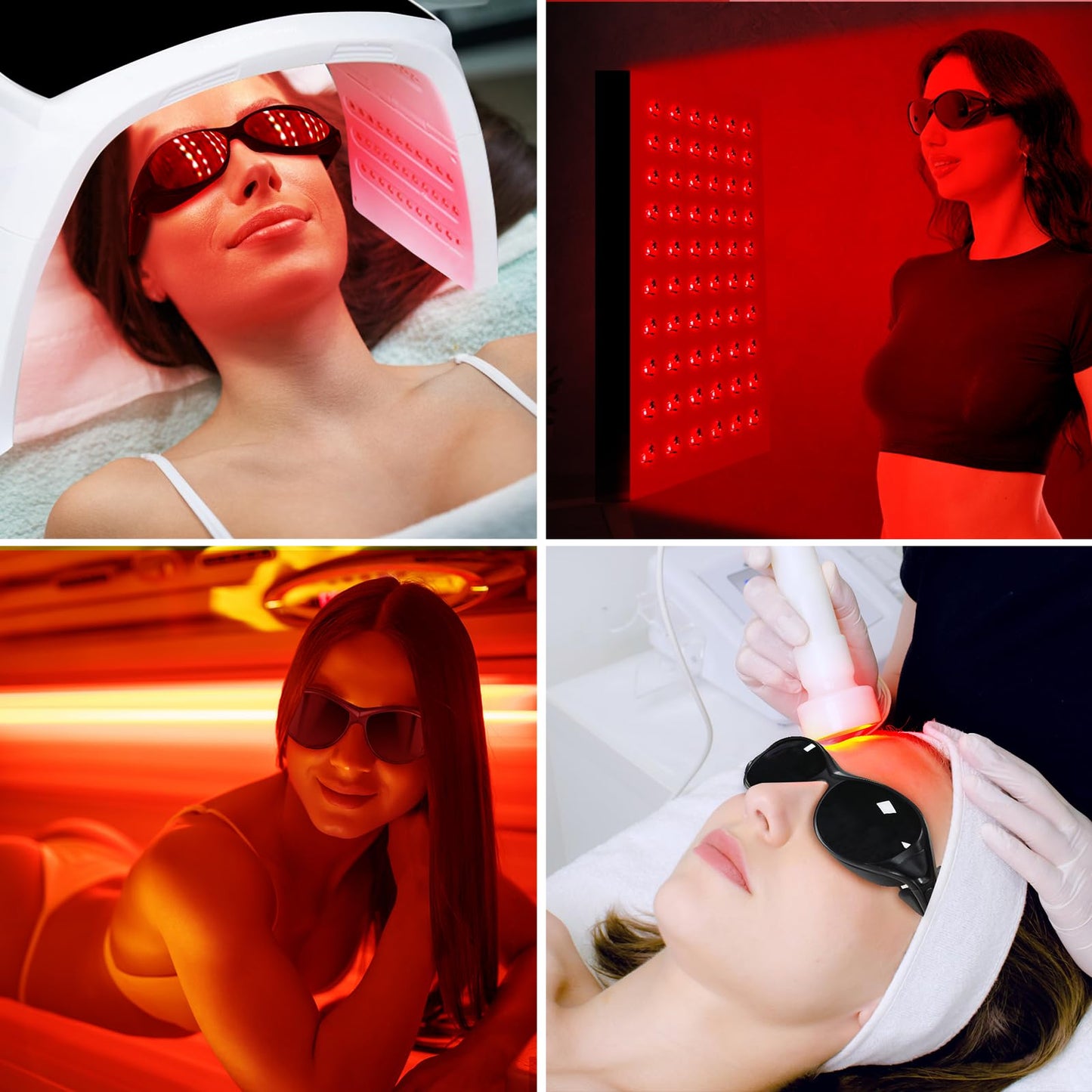 Professional Red Light Therapy Glasses, IPL Glasses 200-2000nm, Eye Protection for Red Light Therapy and infrared light therapy - Medaid International