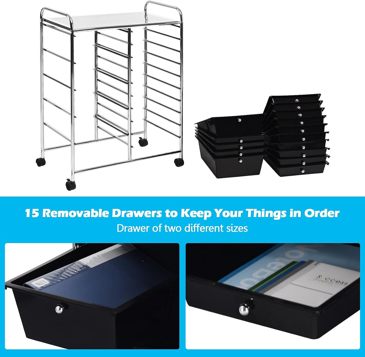 Drawers Storage Trolley