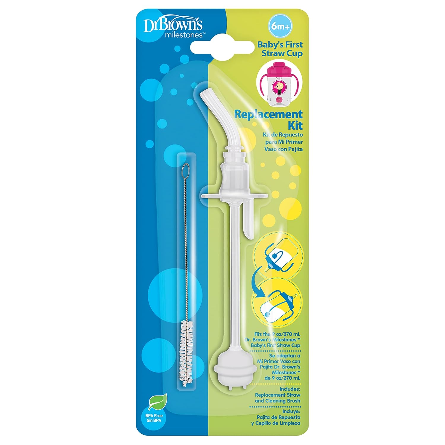 DrBrown's - Baby's First Straw Cup - Replacement Kit