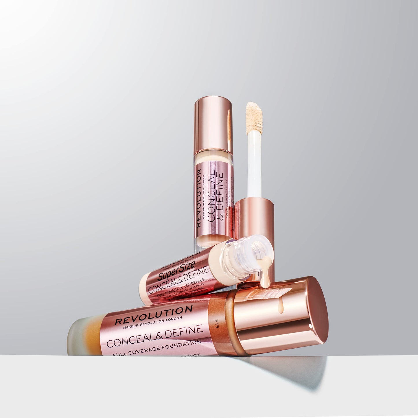 Revolution, Conceal & Define Concealer, Full Coverage & Lightweight, Long-Lasting Matte Finish, Vegan & Cruelty Free, C11 Medium or Tan Skin Tones, 0.14 oz - Medaid International