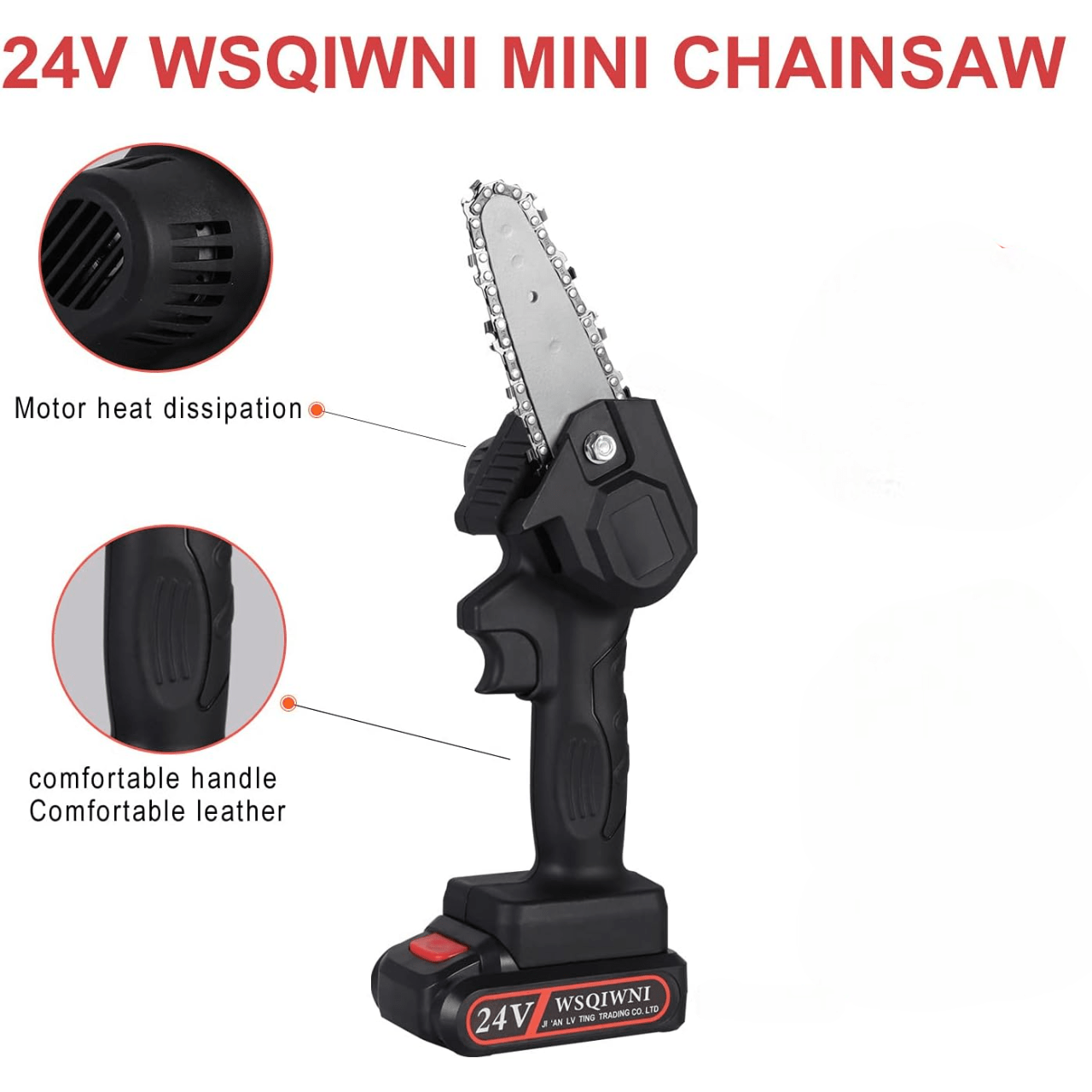 Mini Chainsaw With Battery