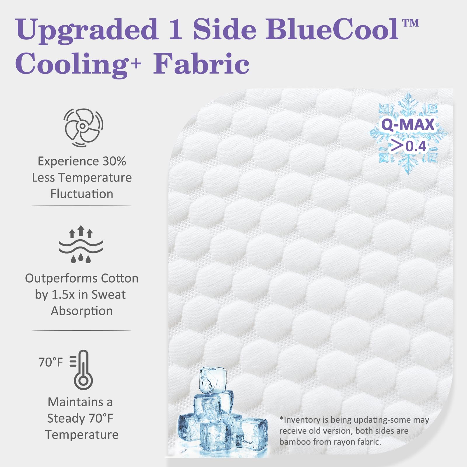 HOMELAB Adjustable Shredded Memory Foam Pillow Queen Size, Cooling Bed Pillow for Sleeping with Removable Cover, Medium Pillow for Side Stomach & Back Sleepers, 1 Pack 20"x28" - Medaid International