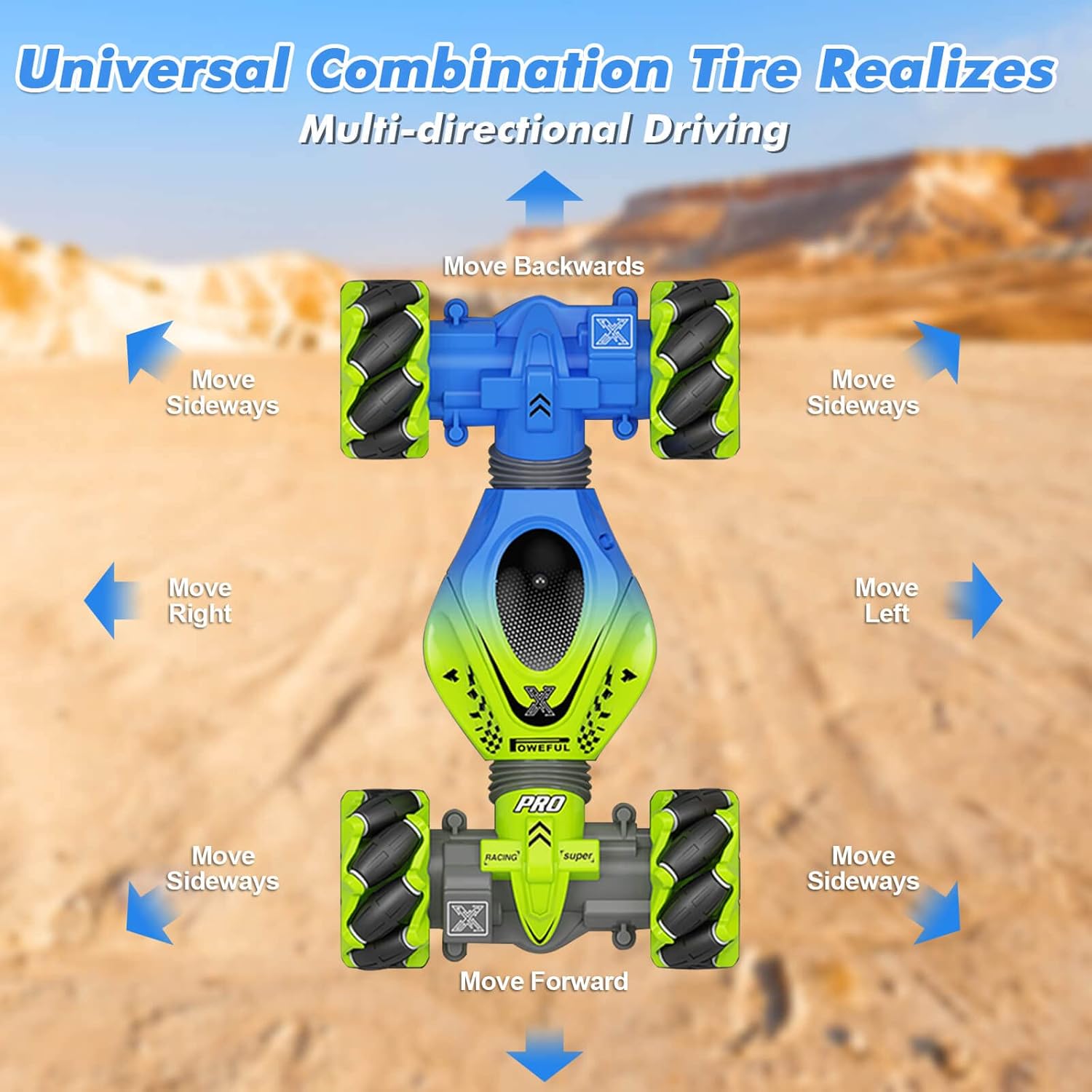 Gesture Sensing RC Stunt Car - Medaid International