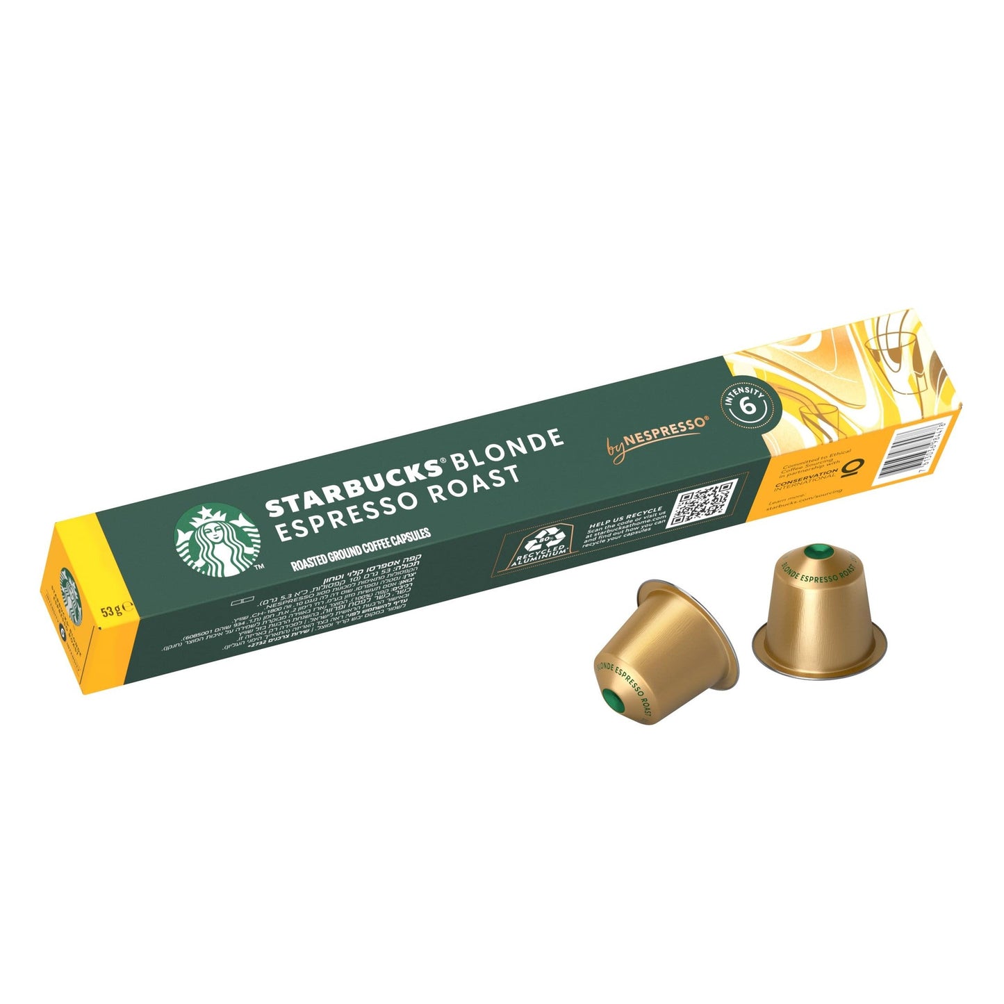 Starbucks - Blonde Espresso Roast by Nespresso - 10 Capsules