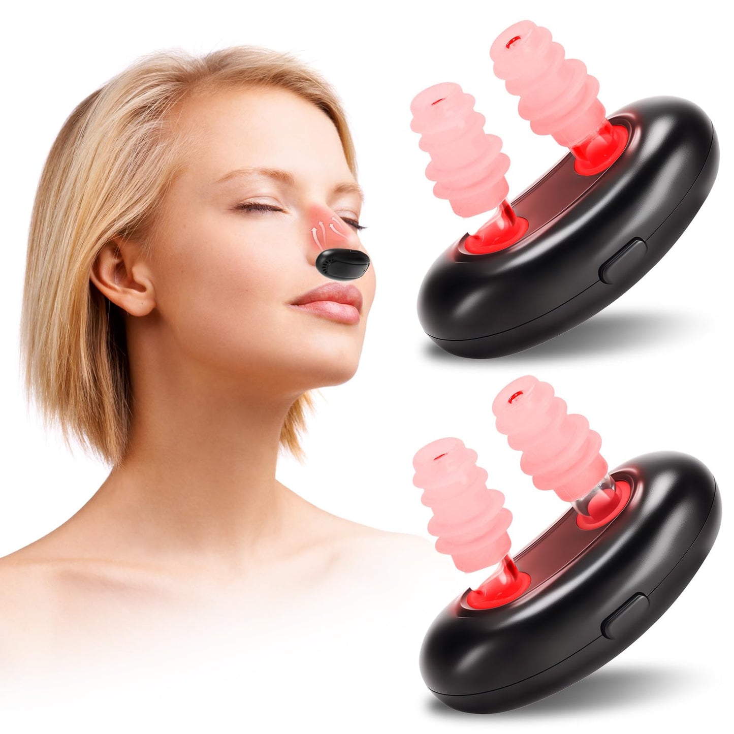 Colds Red Light Nasal Therapy Device, Red Light Nasal Therapy Instrument Red Light Nasal Therapy for Nose, Nasal Soothing Device (2PCS-XL) - Medaid International