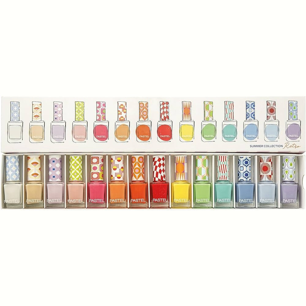 Pastel Retro Summer Collection Nail Polish Box Set