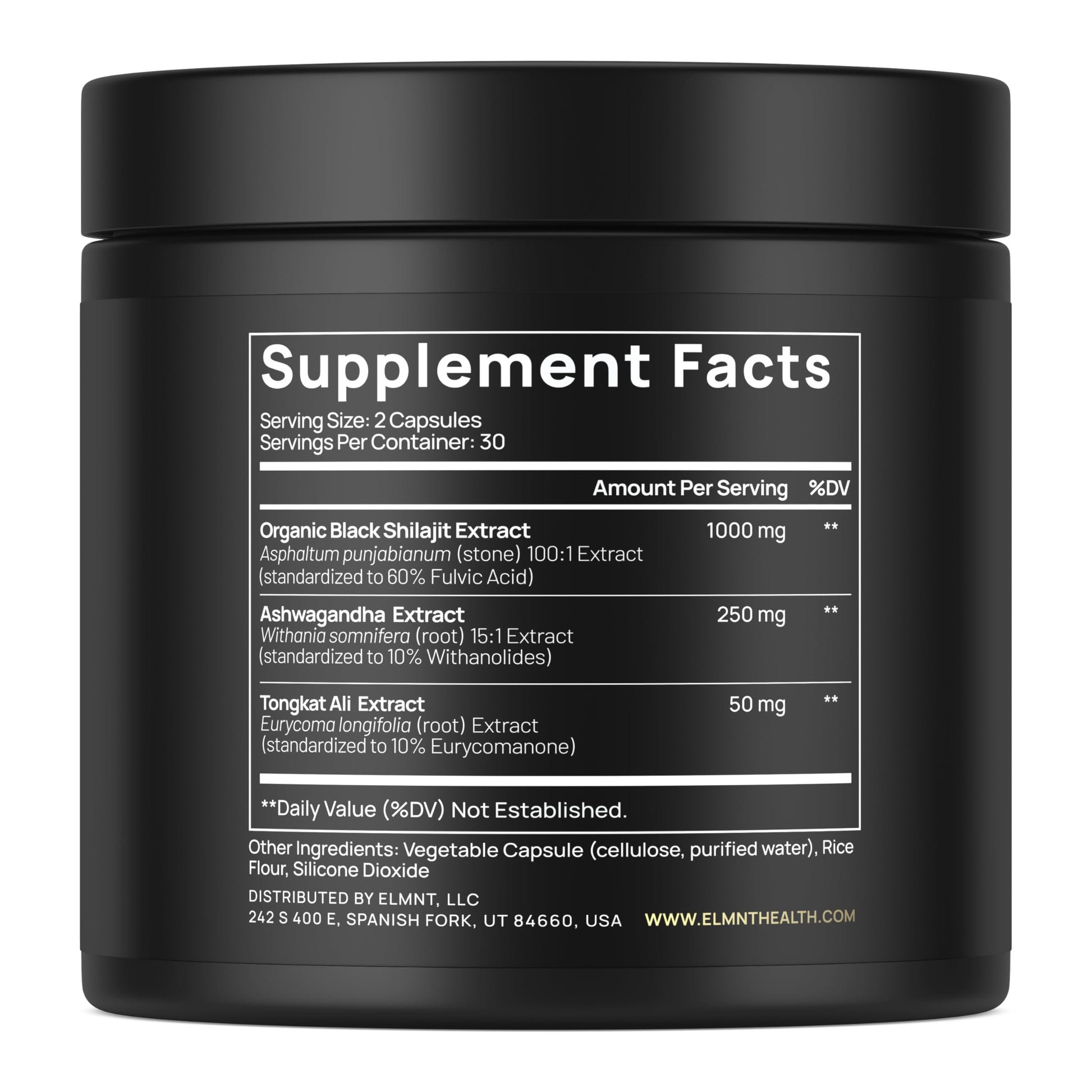 103,800mg Black Shilajit for Men 100x Strength w. Ashwagandha & Tongkat Ali 10% Extract - Ultra Pure Himalayan Shilajit Capsules 60% Fulvic Acid - Energy, Stamina & Performance Mens Health Supplement - Medaid International