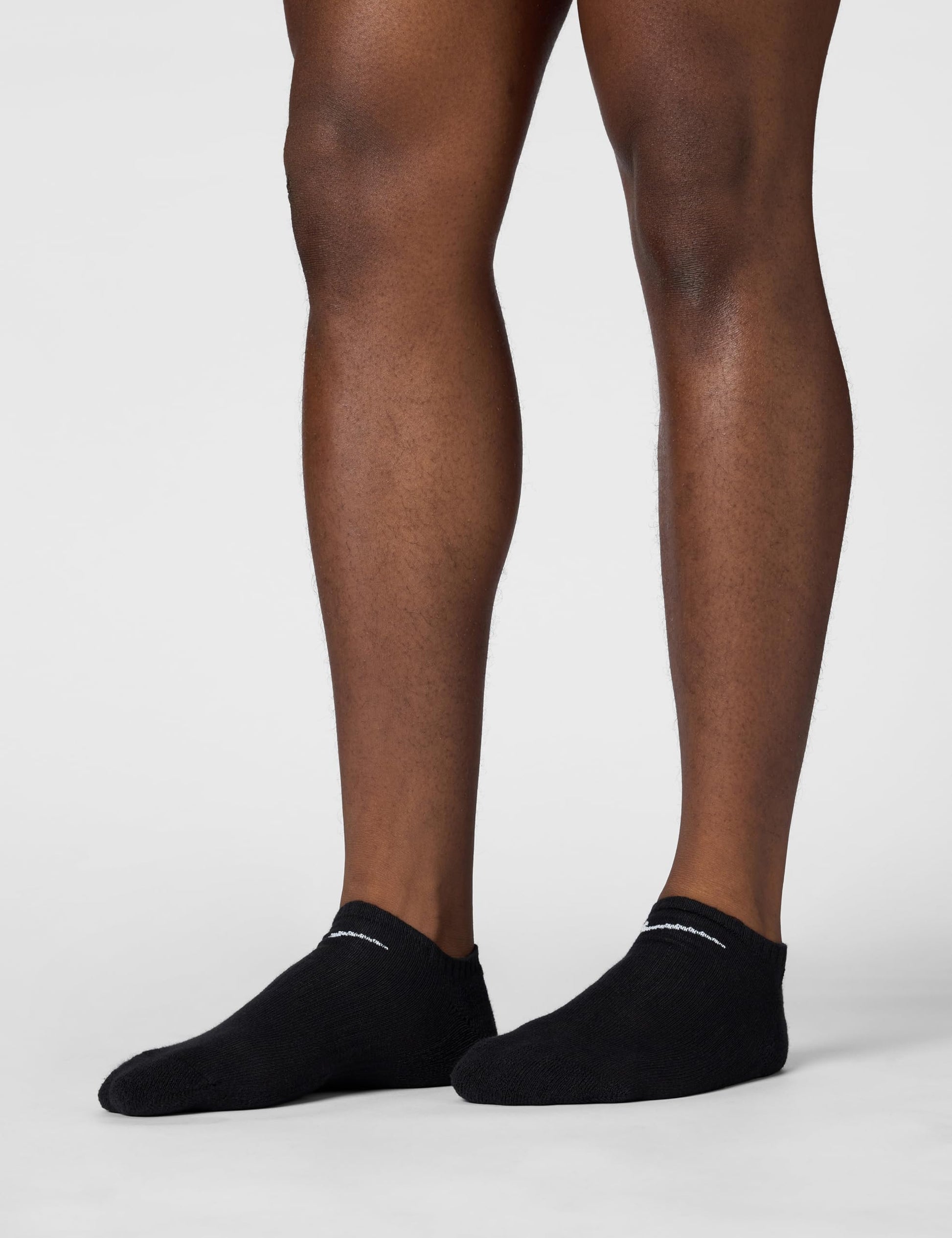 Nike Unisex Everyday Cushioned Training No-Show Socks (3 Pairs), Black/White, Large - Medaid International