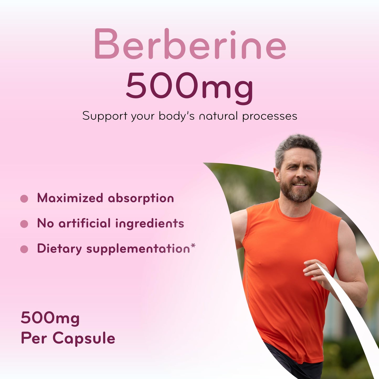 Clear Formulas Berberine Supplement 500mg - Lab Tested Berberine 500mg Value Size - Vegan Non-GMO Made in The US & Gluten Free (6 Months Supply) - Medaid International