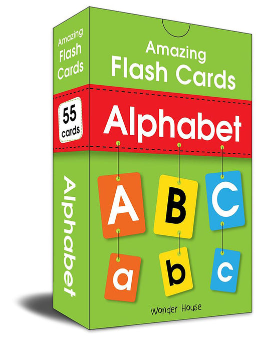 Amazing Flash Cards Alphabet: Early Development Of Preschool Toddler (55 Cards)