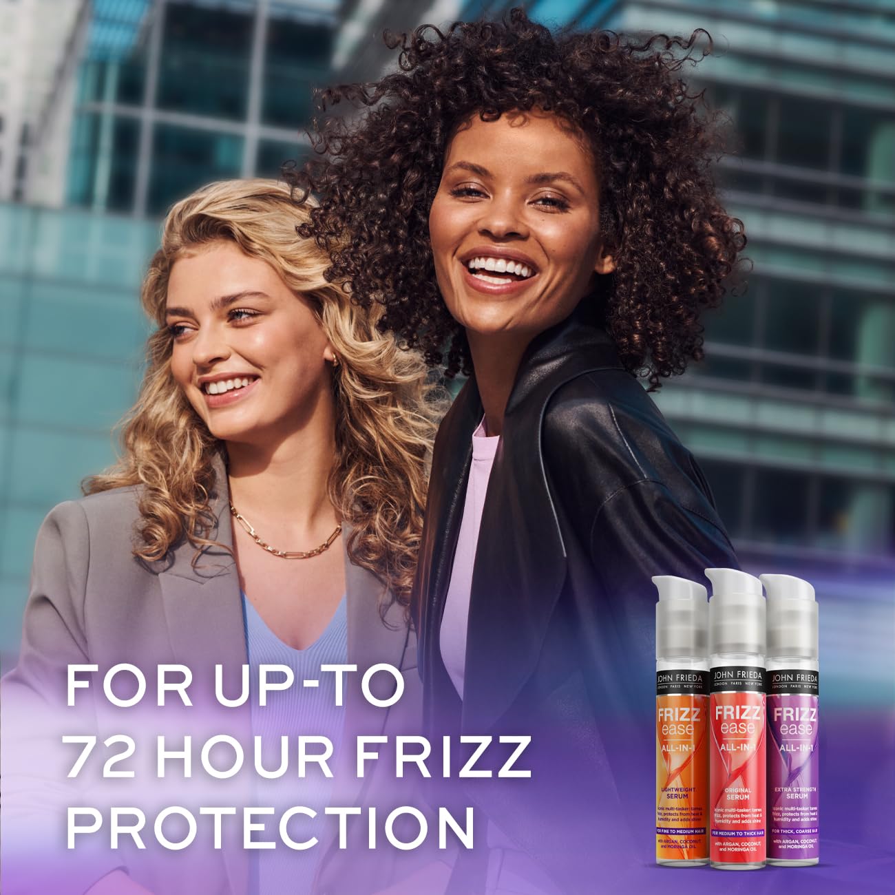 John Frieda Frizz-Ease Extra Strength 6 Effects + Hair Serum 1.69 oz - Medaid International