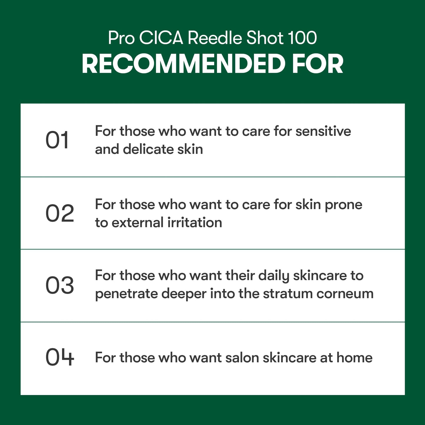 VT COSMETICS Pro Cica Reedle Shot 100, Centella Asiatica Microneedling Serum, Cica Exosome, Soothing, Hyaluronic Acid, Soft Skin, Glass Skin, Korean Skin Booster 1.69 Fl Oz.(50ml) - Medaid International