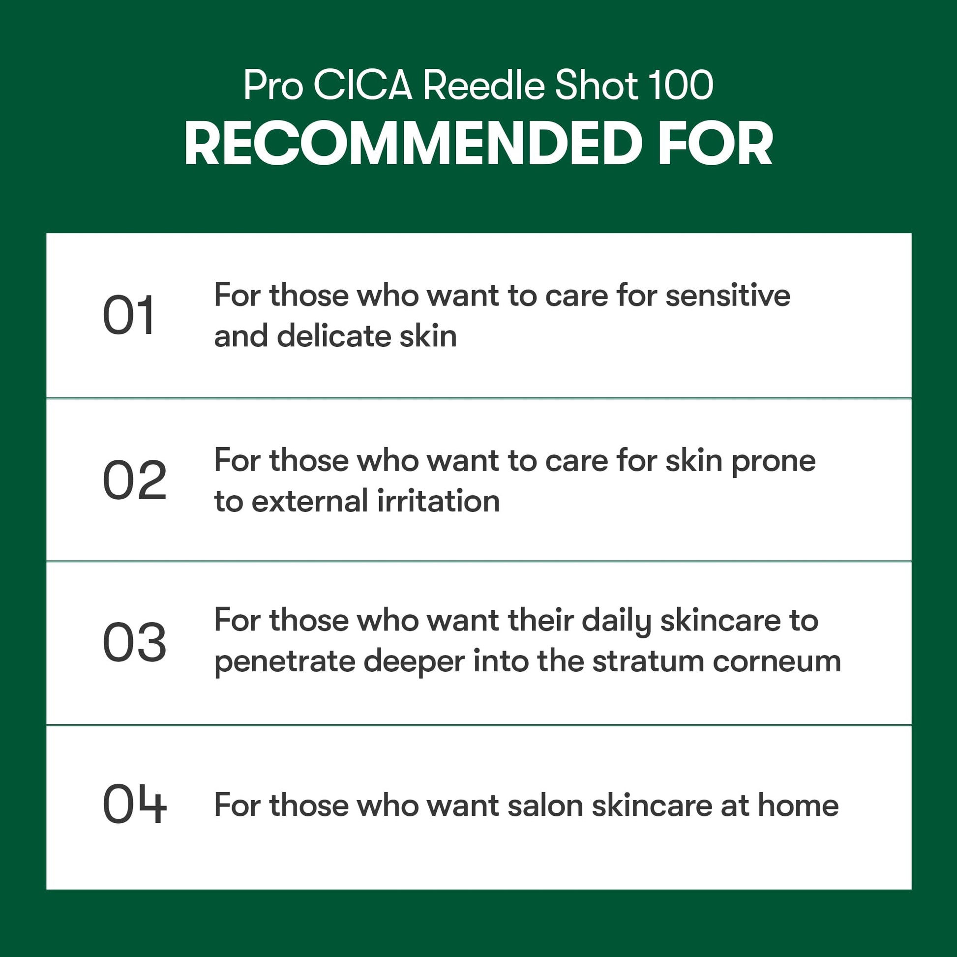 VT COSMETICS Pro Cica Reedle Shot 100, Centella Asiatica Microneedling Serum, Cica Exosome, Soothing, Hyaluronic Acid, Soft Skin, Glass Skin, Korean Skin Booster 1.69 Fl Oz.(50ml) - Medaid International