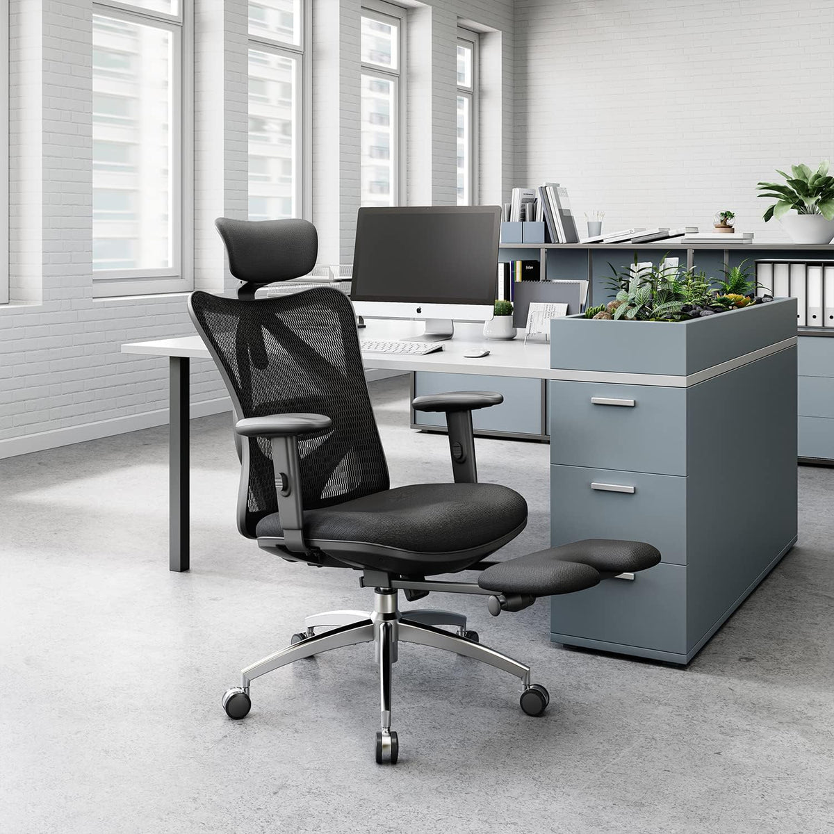 Sihoo M18 Office Chair Ergonomic Desk Office Chair with Footrest