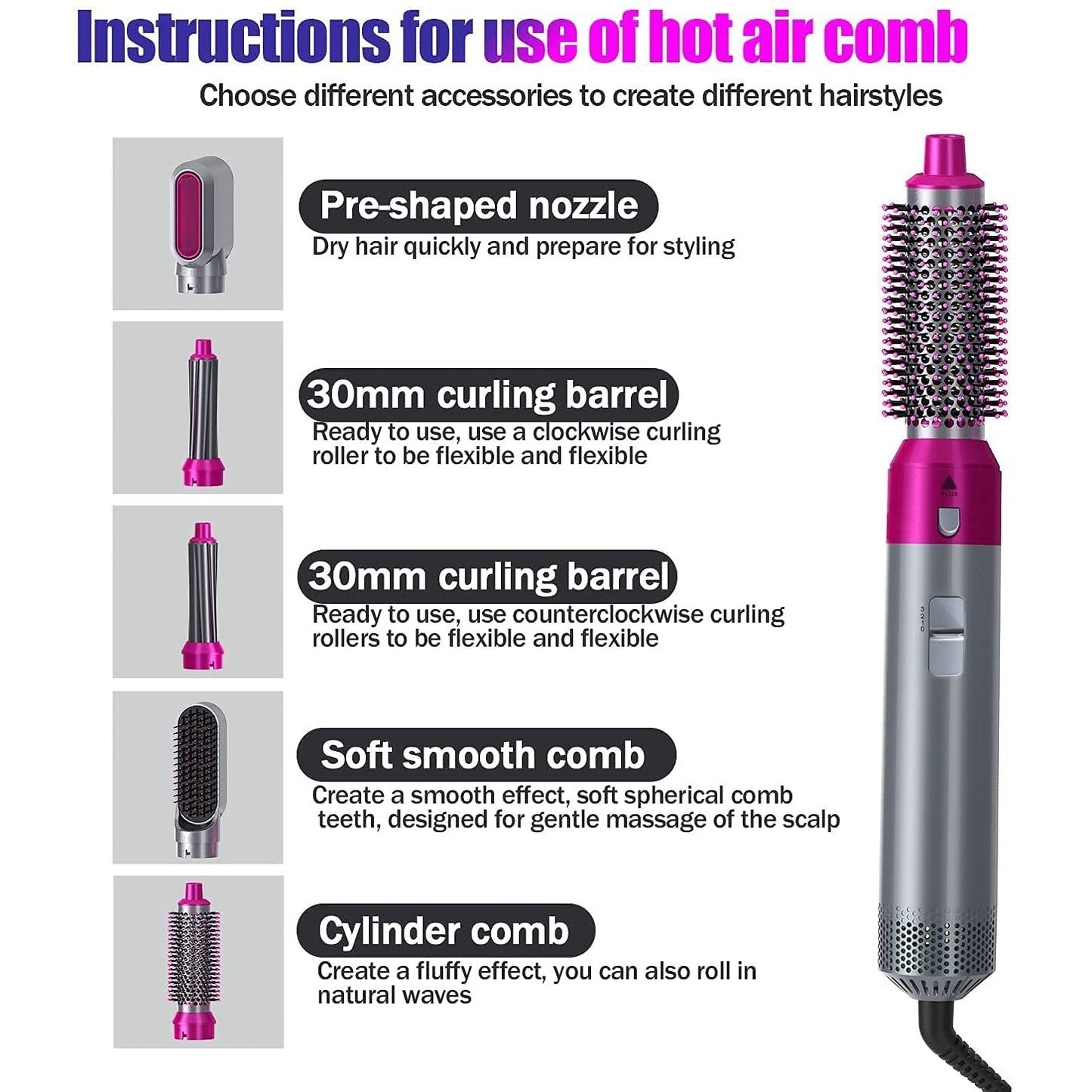 5 in 1 Hot Air Hair Styler