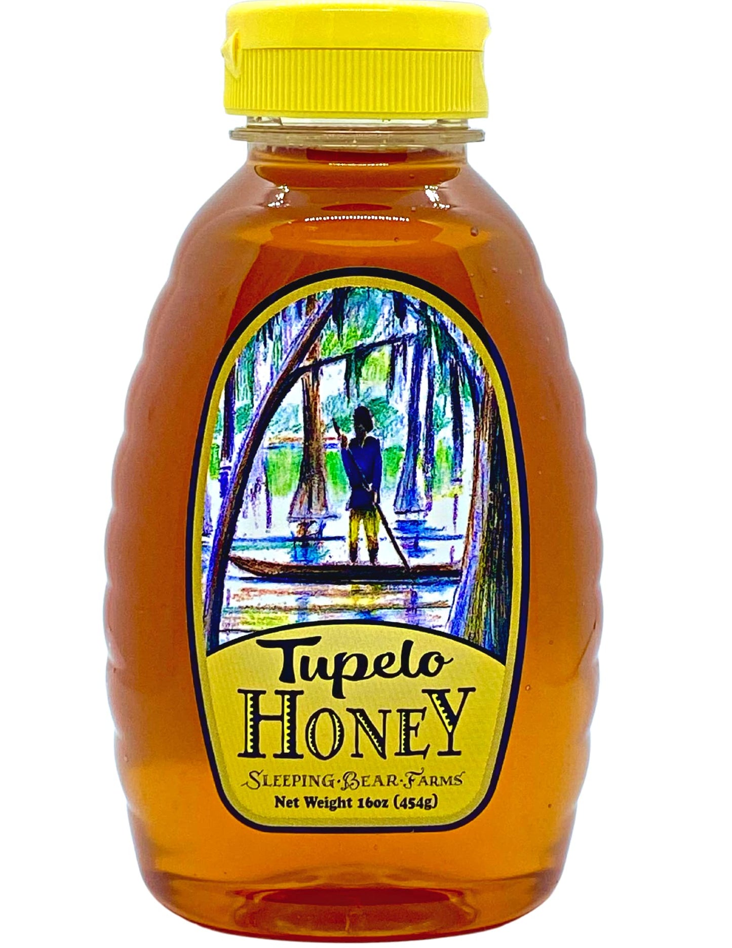 Tupelo Honey 16oz. Bottle- Premium from Sleeping Bear Farms Beekeepers in the Florida Apalachicola River Basin - Medaid International