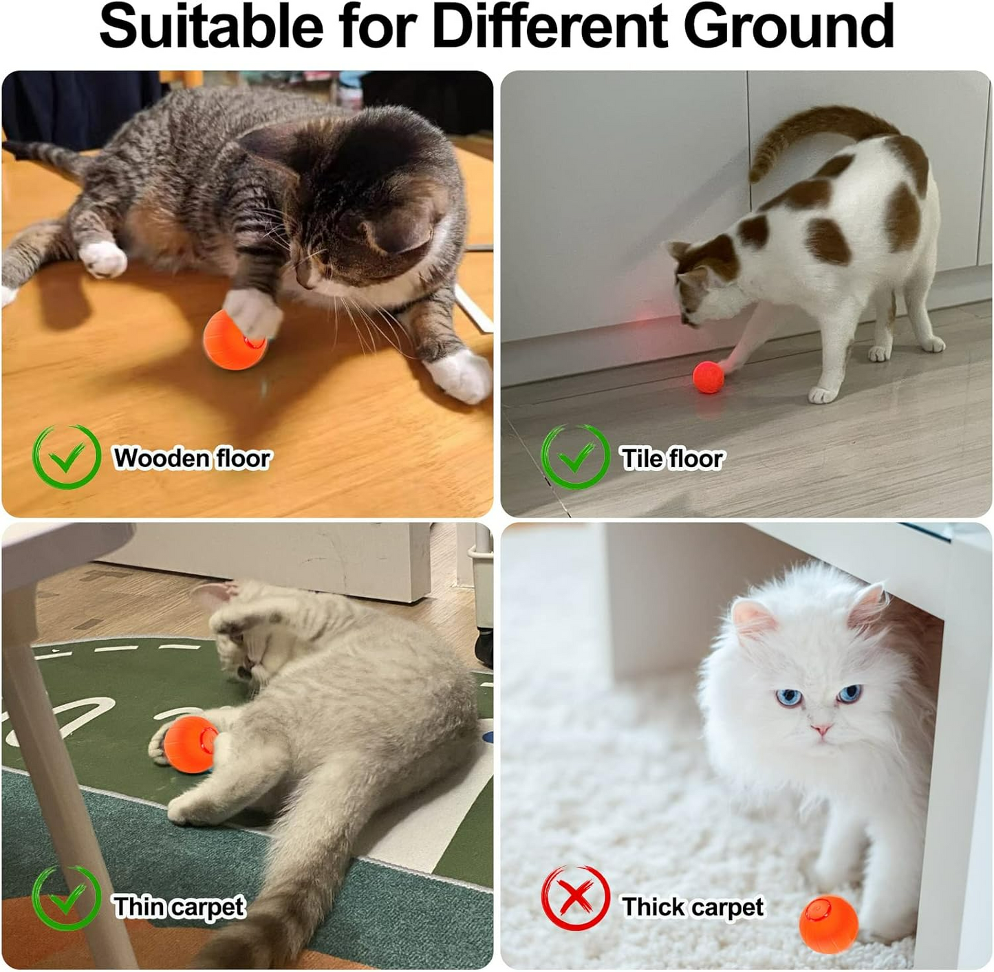 Small Bouncing Ball For Pets Gadget Play - Medaid International