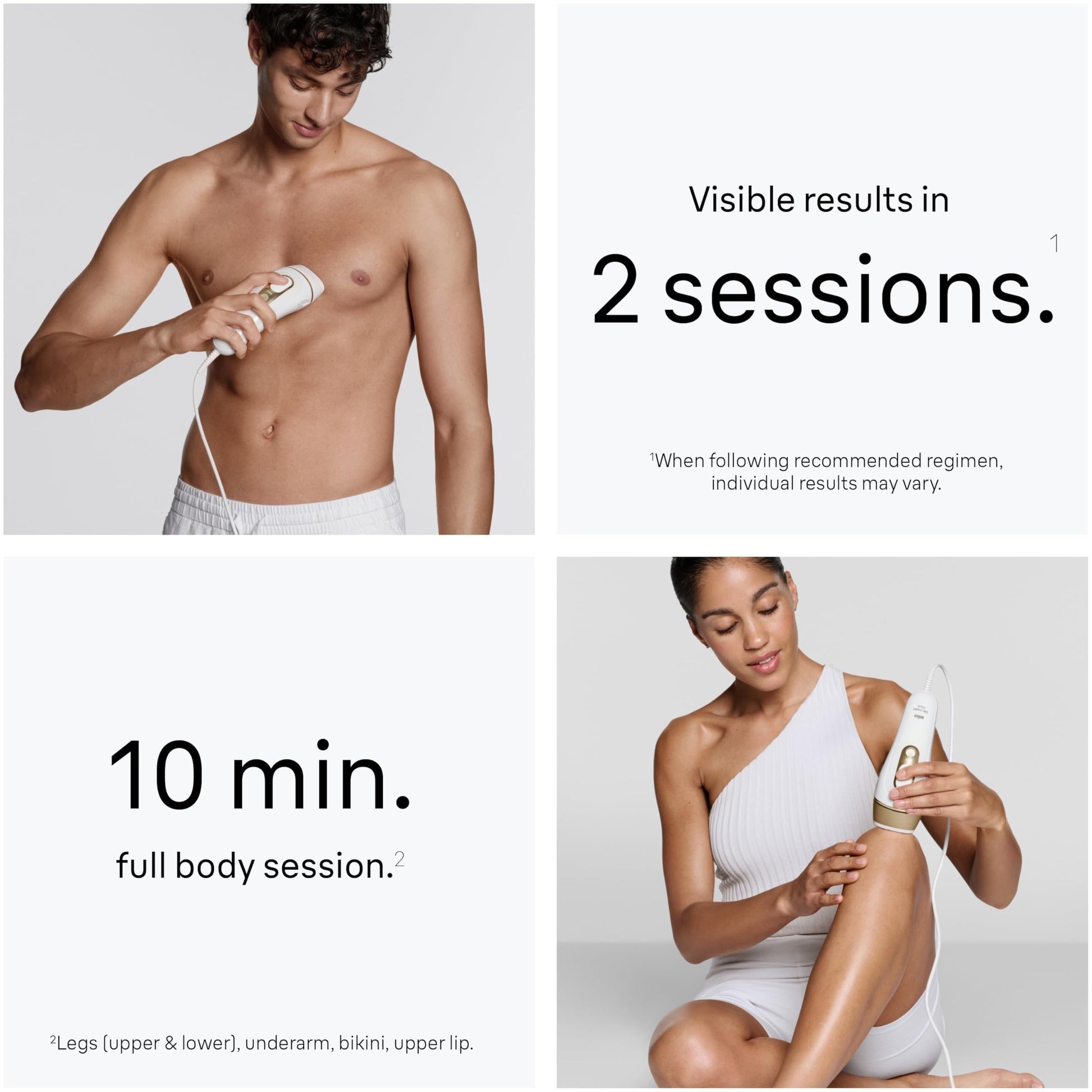 Braun Smart IPL, Silk·Expert Pro 5: at Home Laser Hair Removal for Women and Men, Permanent Visible Hair Reduction in Hair Regrowth for Body & Face, Wide Head and Two Precision Heads, IPL5347 - Medaid International