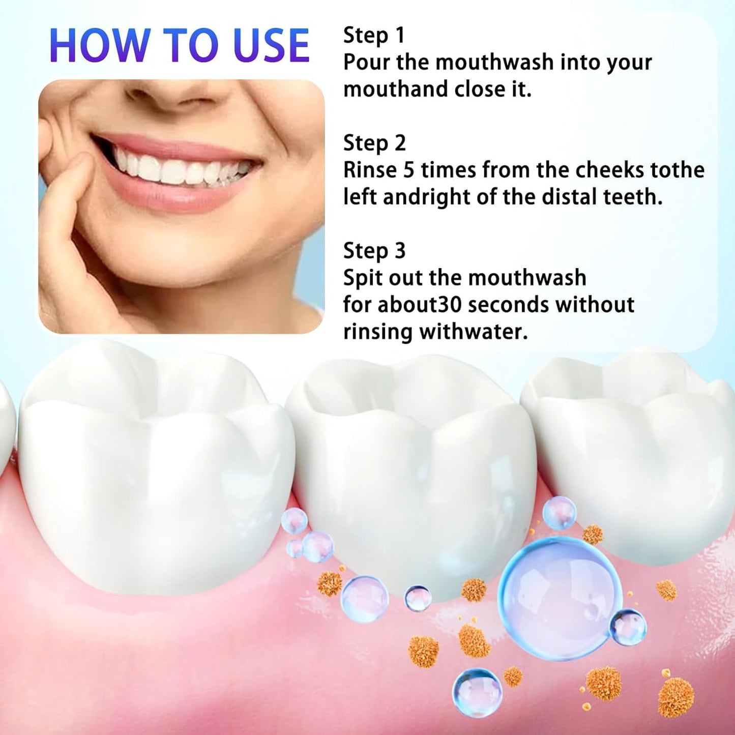 20PCS Travel Size Mouthwash Packets, Individual Disposable Mouthwash, Portable Oral Rinse for Travel, Office, Business Trips & Daily Fresh Breath(10ML, Mint)