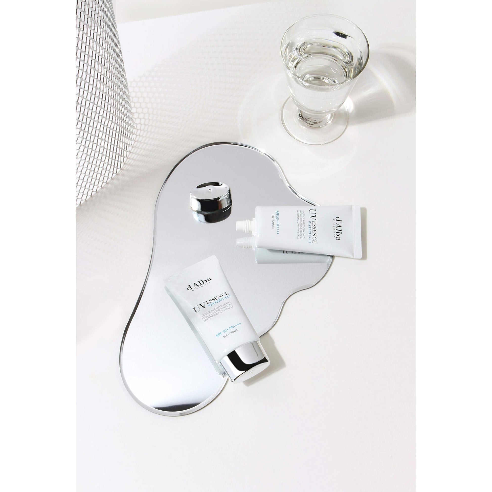 d'Alba Piedmont [ORIGINAL] UV Essence Sunscreen for Face SPF 50+ Face Moisturizer Ultra Violet Protection White Truffle Sun Cream Hydrate Skin and Decrease Wrinkles - Medaid International