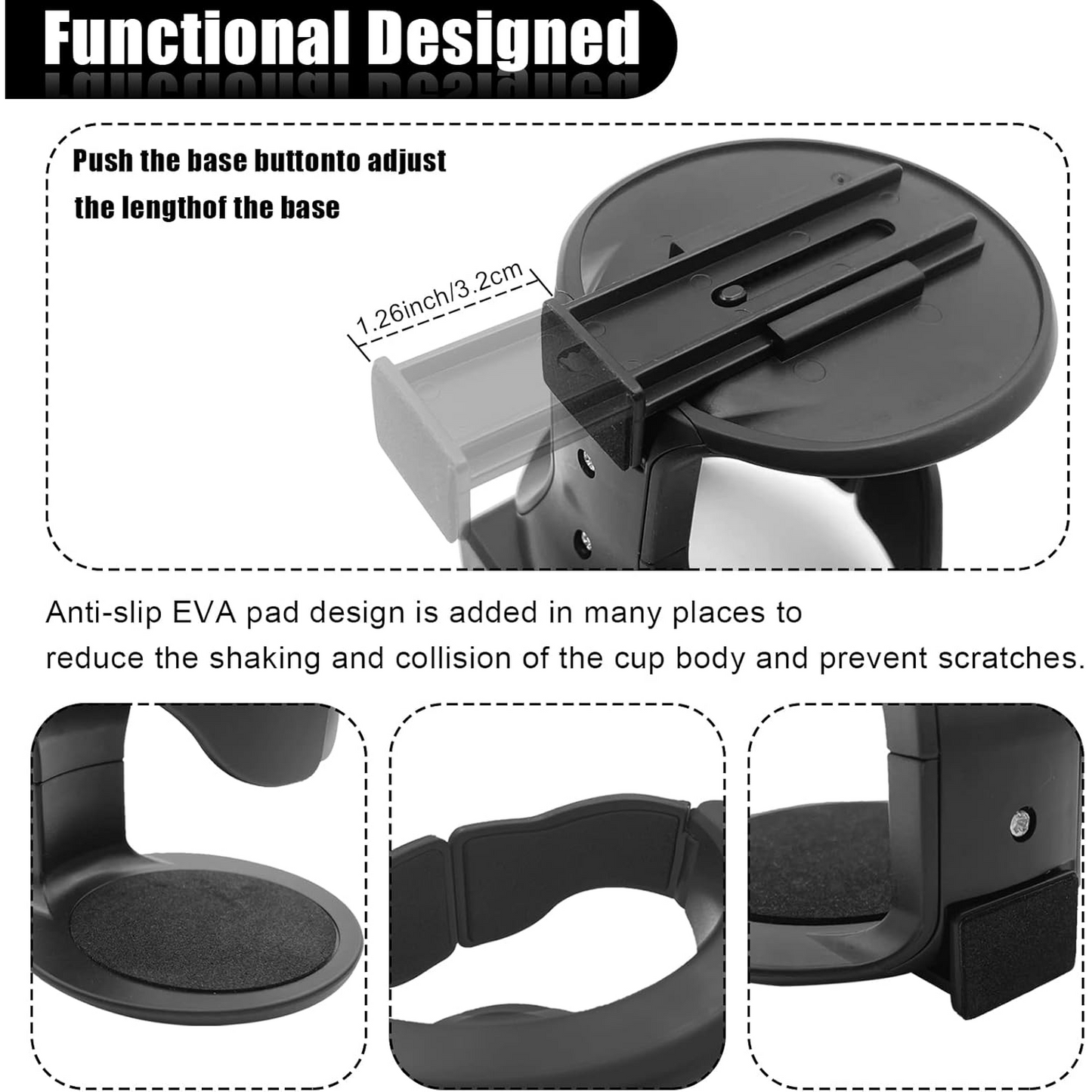 Car Air Vent Cup Holder bottle mount - Medaid International