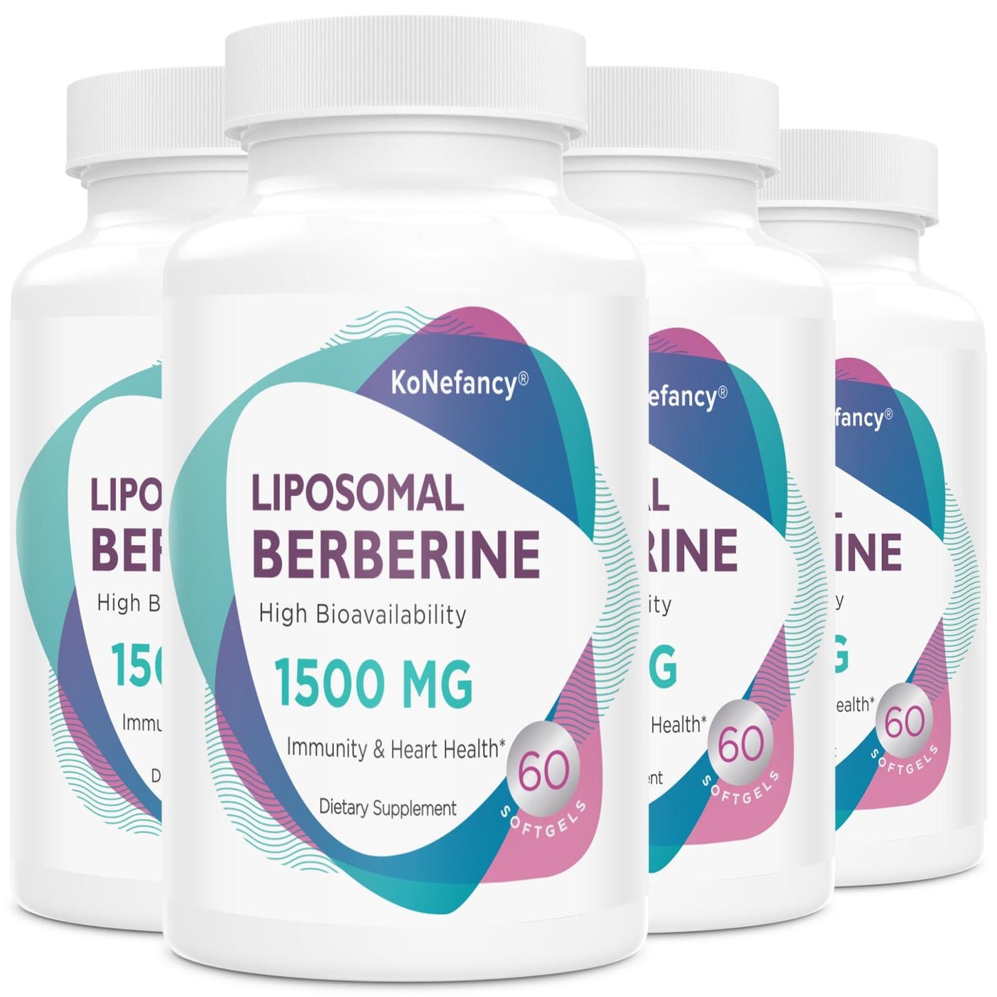 Liposomal Berberine Supplement 1500mg - High Bioavailability Berberine HCL Capsules for Women and Men, AMPK Activator for Cardiovascular Health, Sugar-Free, Non-GMO,240 Softgels - Medaid International