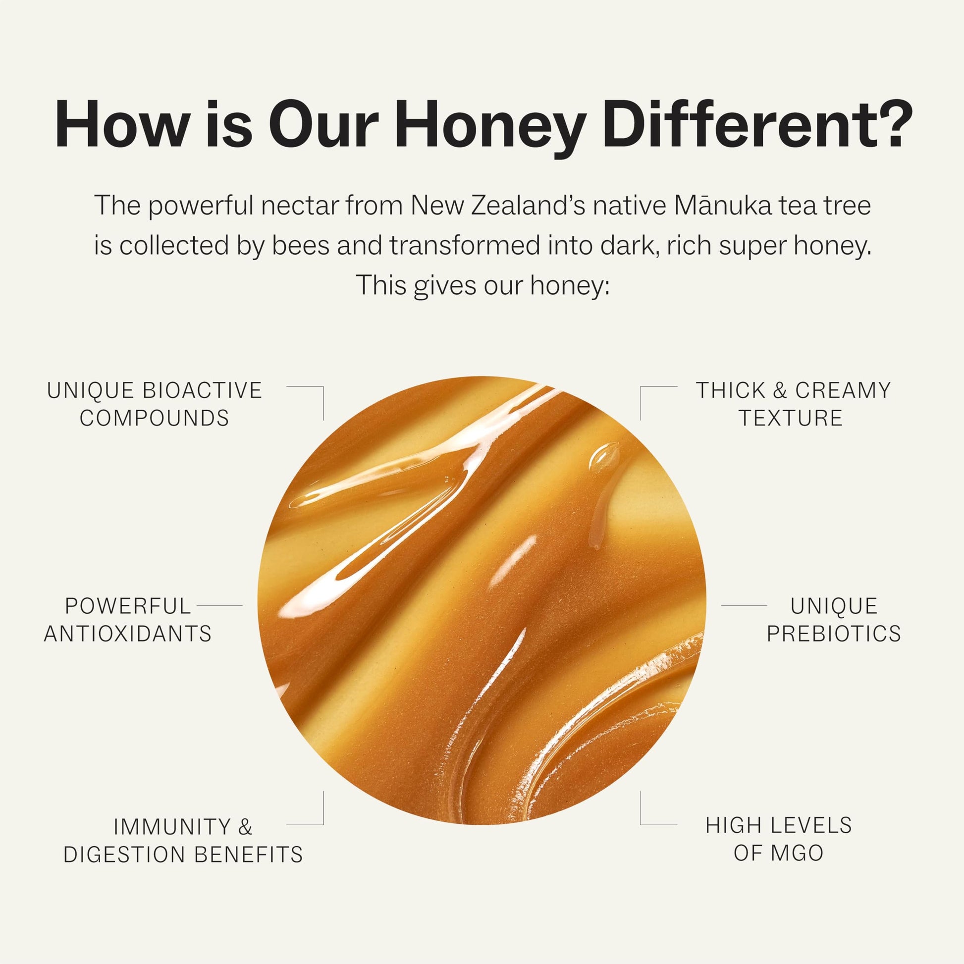 Manukora Raw Manuka Honey MGO 50+, New Zealand Honey, Non-GMO, 3rd-Party Tested, Glyphosate Residue Free Certified, 2000+ Natural Compounds, Traceable from Hive-to-Hand, Daily Wellness Support – 250g - Medaid International