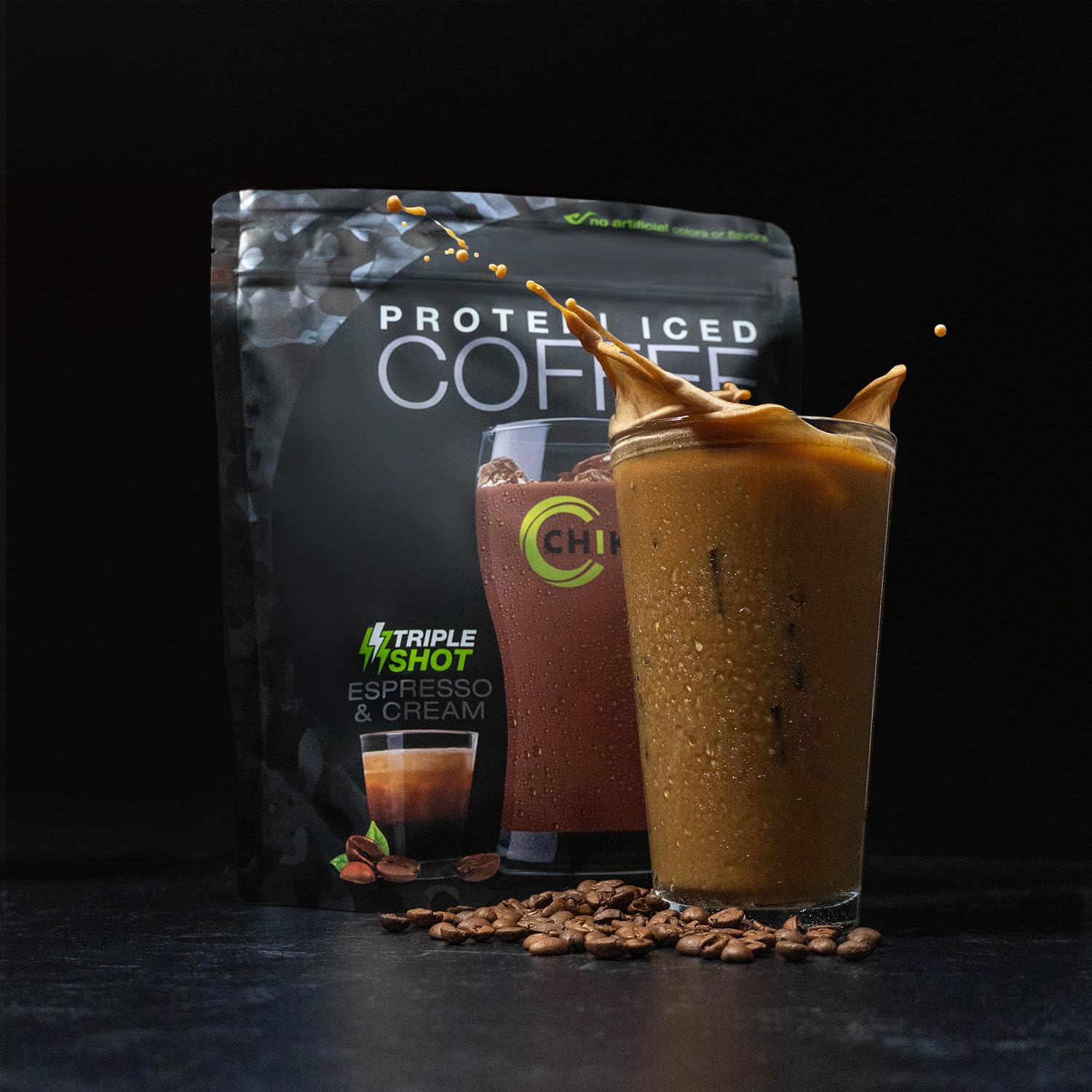 CHIKE Triple Shot Espresso & Cream Protein Iced Coffee, 20 G Protein, 3 Shots Espresso, 1 G Sugar, Keto Friendly and Gluten Free, 14 Servings (15.8 Ounce)… - Medaid International
