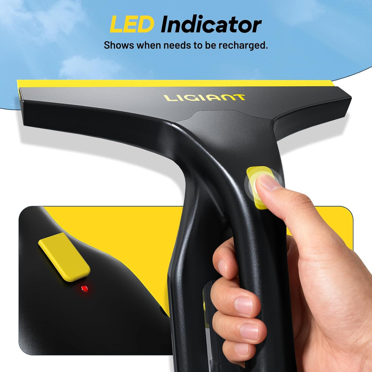 LIGIANT Window Vacuum Cleaner