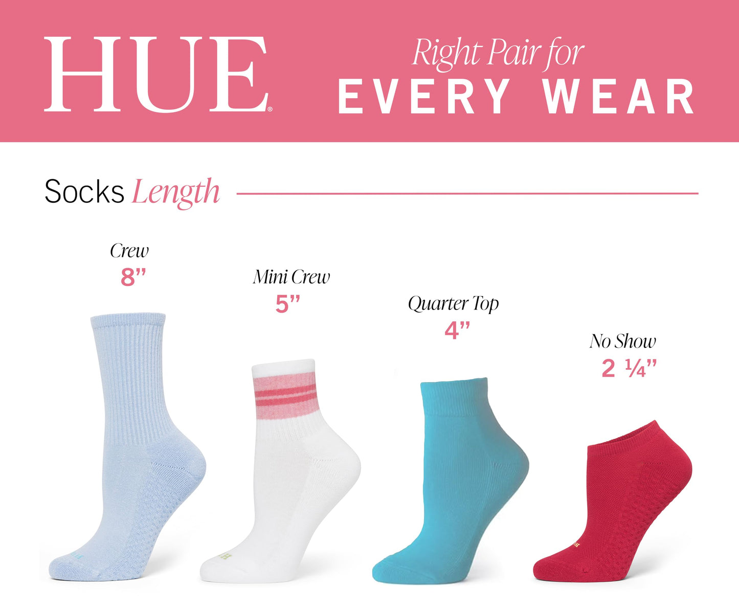 Hue Women's Mini Crew Sock 6-Pack, White, One Size - Medaid International