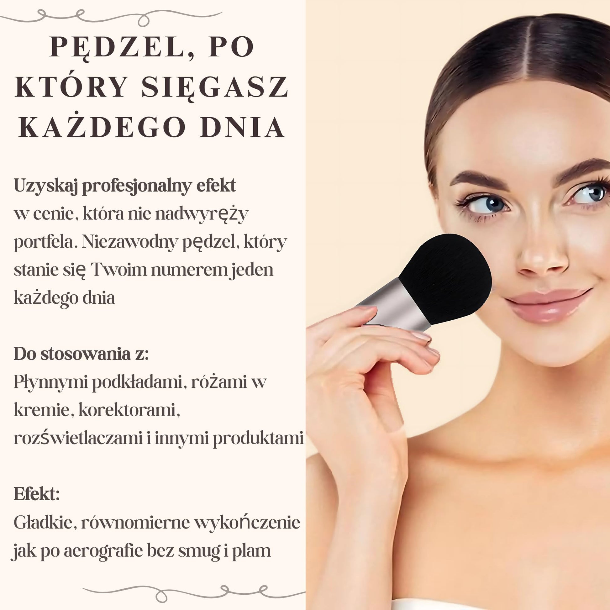 Kabuki Makeup Brush - Blender Brush for Powder, Cream, Liquid Foundation & Blush Blending - Professional Make Up Brush - Full Face Makeup Brush - Vegan & Cruelty Free - Medaid International