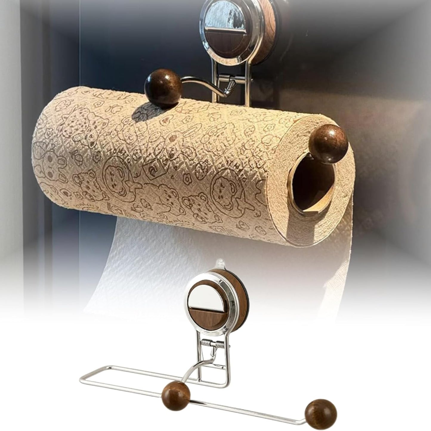 Suction Hanging Paper Towel Holder