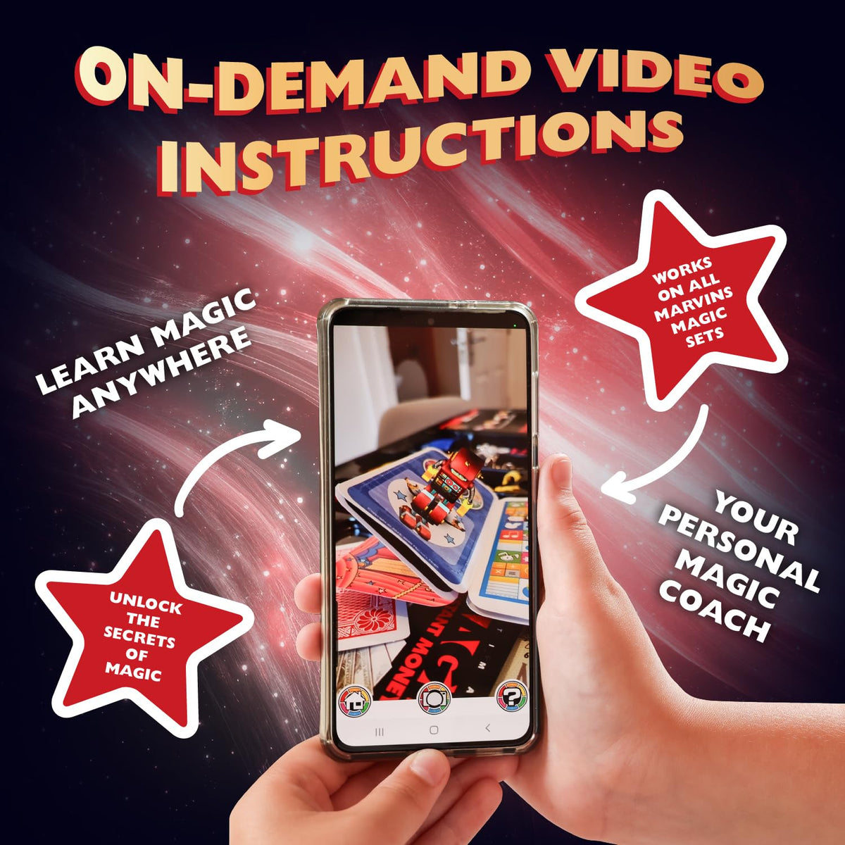 Marvin’s Magic Signature Lights from Anywhere Junior – Magical Light Illusion Trick Set with Props & Instructions