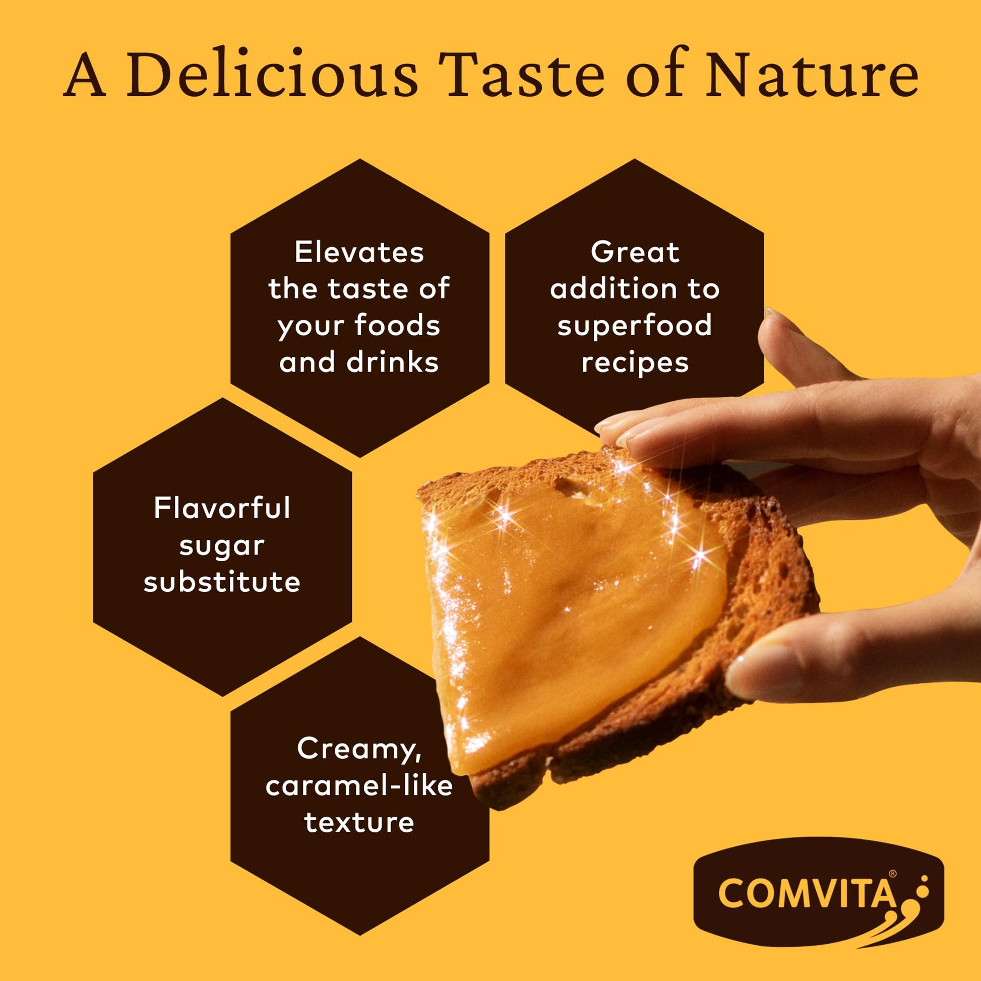 Comvita Manuka Honey MGO 50+ Multifloral - Raw Manuka Honey New Zealand, Pure & Unpasteurized for Tea & Wellness, Superfood Sugar Alternative, Wild, Non-GMO - 500g (17.6 oz) - Medaid International