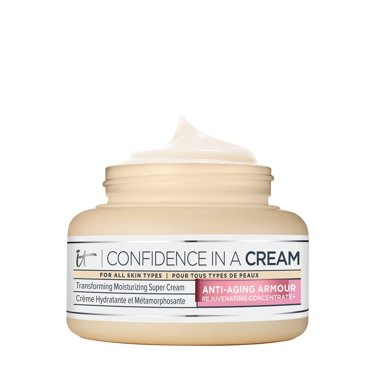 IT Cosmetics Confidence in a Cream Jumbo - Hydrating & Anti Aging Face Moisturizer, Visibly Reduces Fine Lines & Wrinkles, Up to 48H Hydration, Repairs Skin Barrier, Squalane & Ceramides - 4 fl oz - Medaid International