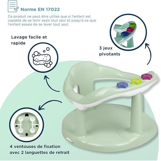 Thermobaby - Aquababy Bath Ring - Celadon Green - Bath Time