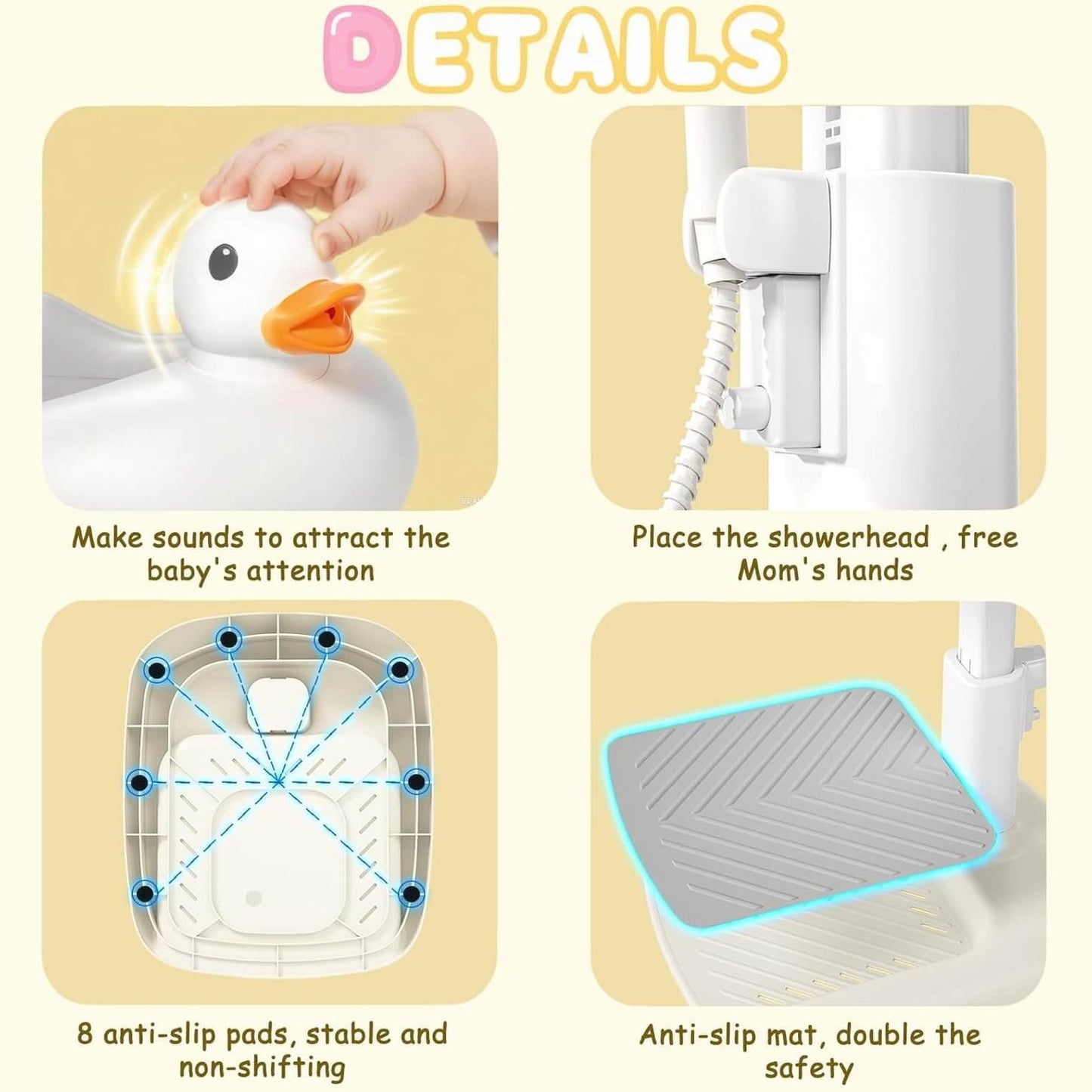 Baby Bath Stand (Stool included)