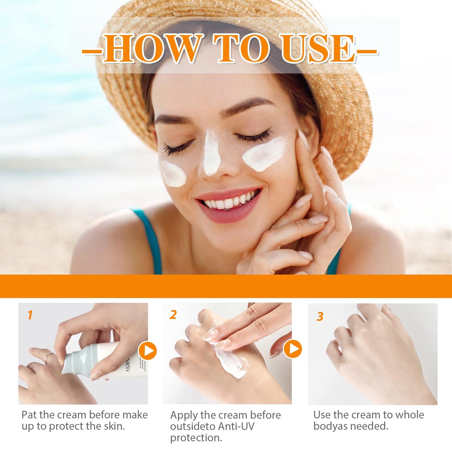 Madagascar Centella Sunscreen SPF50 Facial Serums, Moisturizing and Non-Sticky Centella Water-Fit Sun Protection for All Skin Types - Medaid International