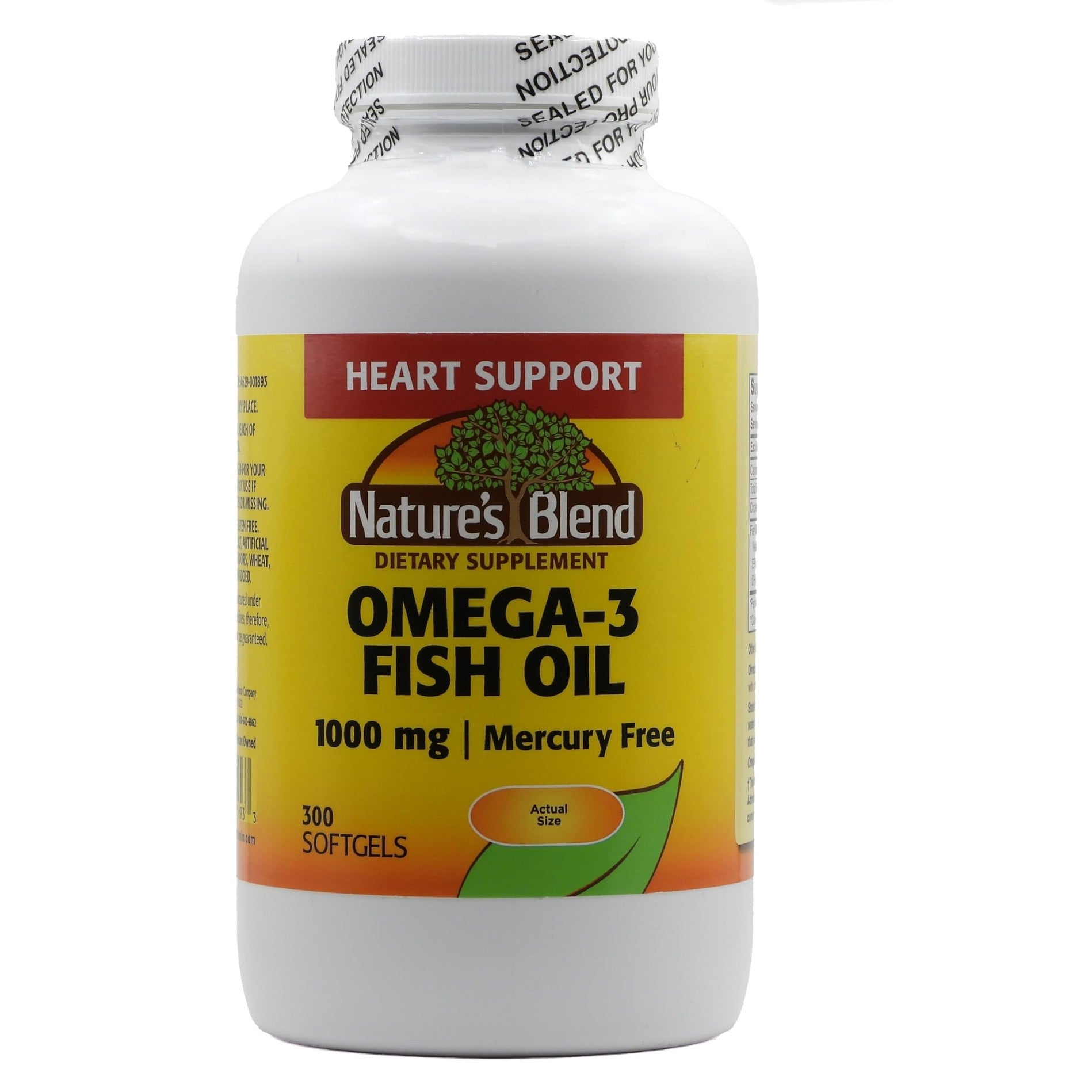 Nature's Blend Omega-3 Fish Oil, 1000 mg 300 Softgels - Medaid International